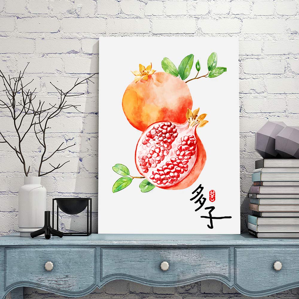 Wall26 Canvas Wall Art - Classical Fruit Paintings for Home Decor, 16x24 Inches Framed Canvas Prints, Perfect for Bedroom, Living Room, and Dining Room Wall Decorations