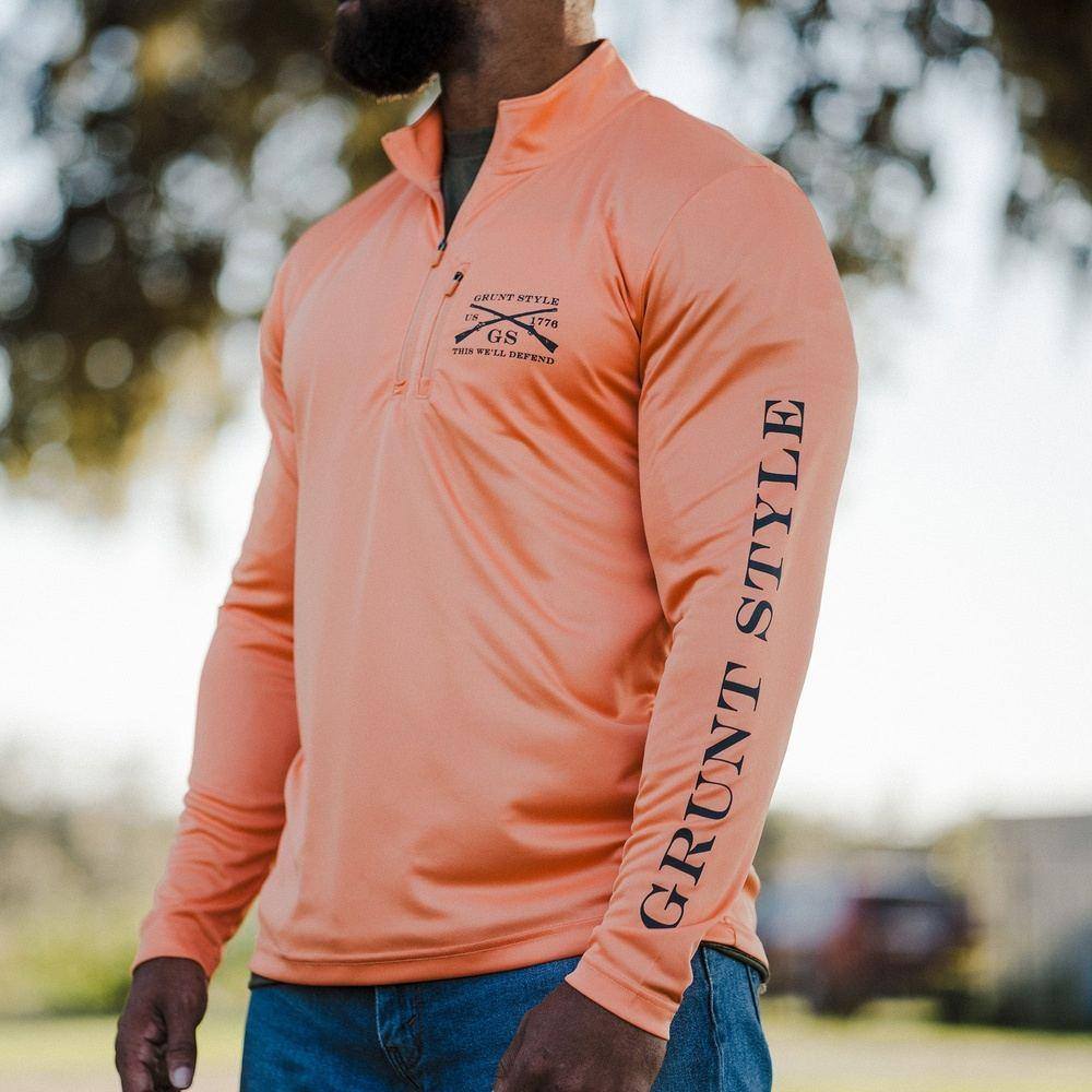 Overwatch 1/4 Zip Pullover Sweatshirt - Apricot Crush | Gaming Apparel for Casual Wear & Esports Fans