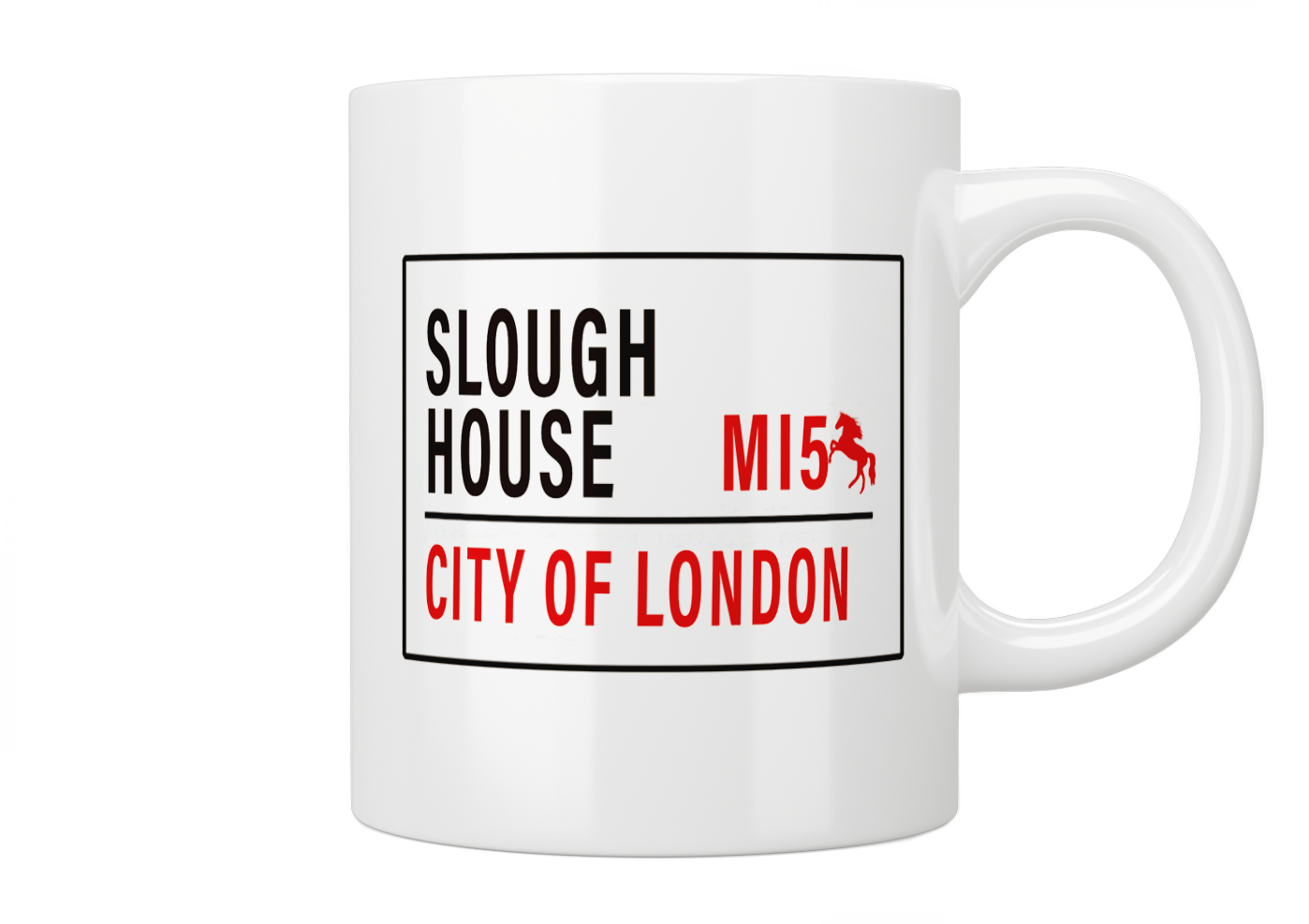 Slow Horses Slough House Street Sign Coffee Mug - Perfect for Fans of the TV Show & Book Series - Great Gift for Tea & Coffee Lovers at Home or Office