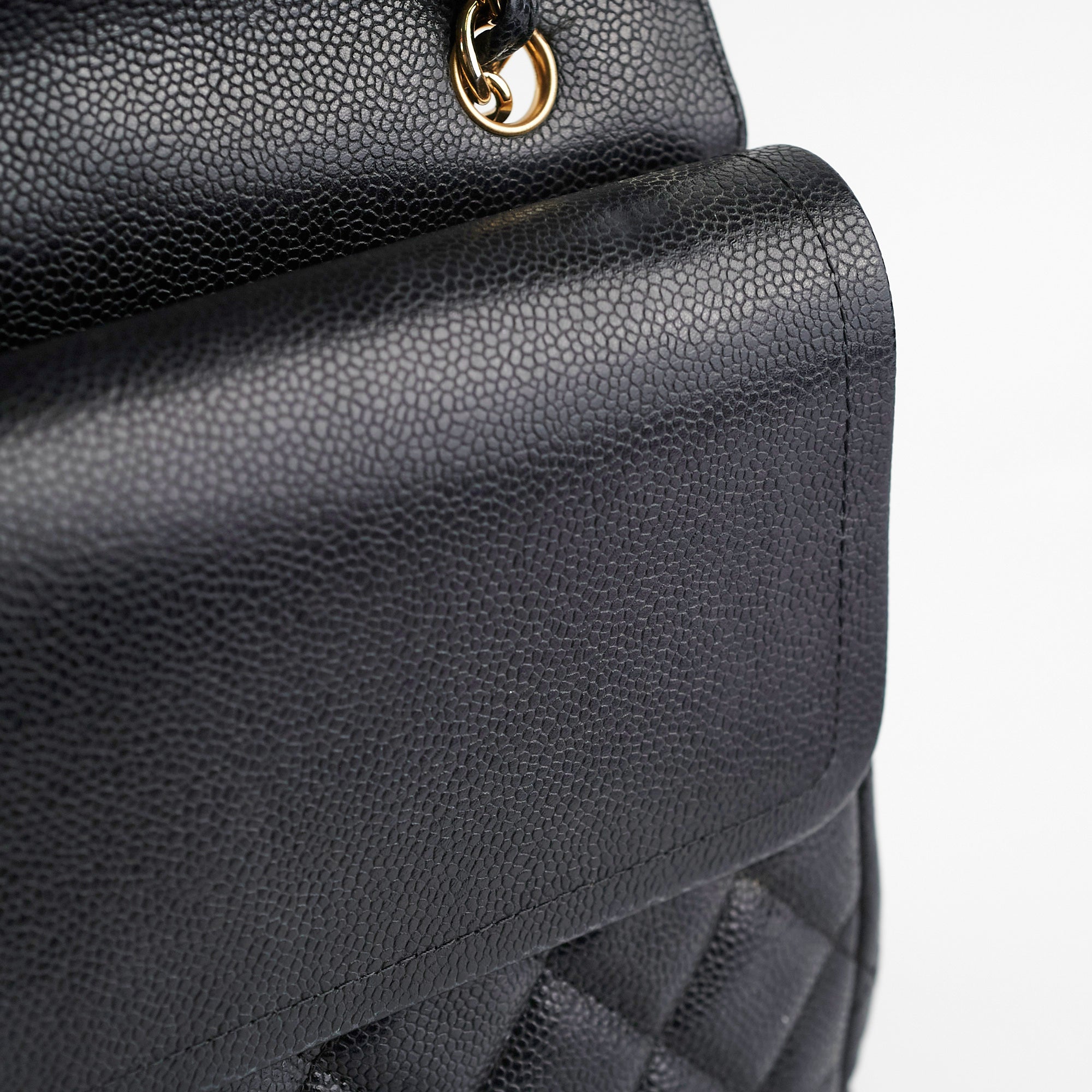 Chanel Maxi Jumbo Double Flap Bag in Black Caviar Leather - Luxury Designer Handbag for Women, Perfect for Work, Travel & Special Occasions
