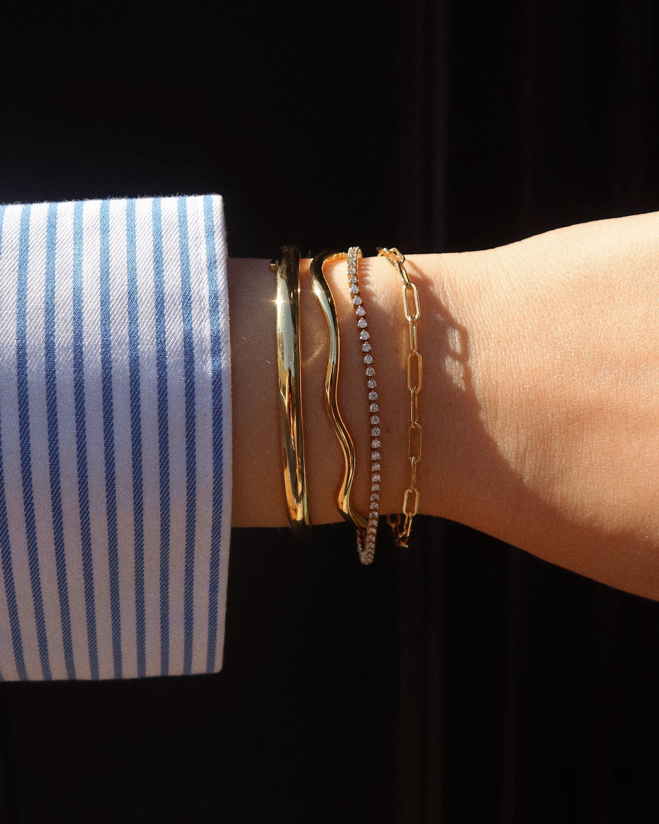 Bren Cuff Bracelet for Women - Adjustable Stylish Wrist Bracelet - Perfect for Casual Wear, Office & Special Occasions