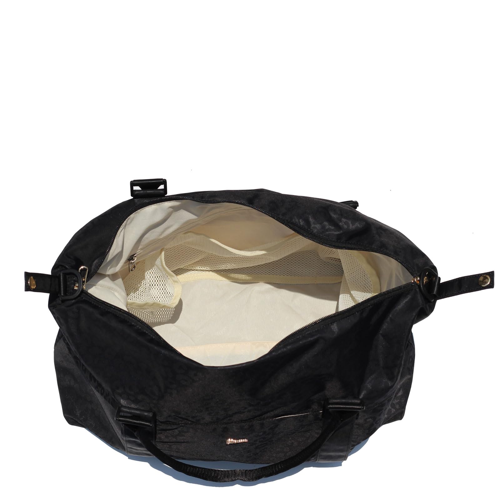 ESVAN Travel Tote Duffel Gym Bag - Waterproof Weekender Overnight Carry On Bag with Wet Pocket & Trolley Sleeve - Perfect for Gym, Travel, Workout & Weekend Getaways