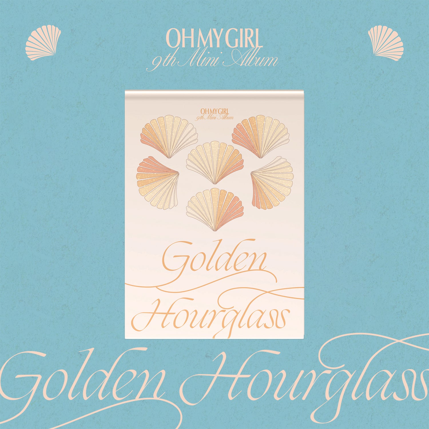 OH MY GIRL 9th Mini Album 'GOLDEN HOURGLASS' - K-Pop Music CD with Photobook & Poster - Perfect for K-Pop Fans, Collectors and Gift Giving
