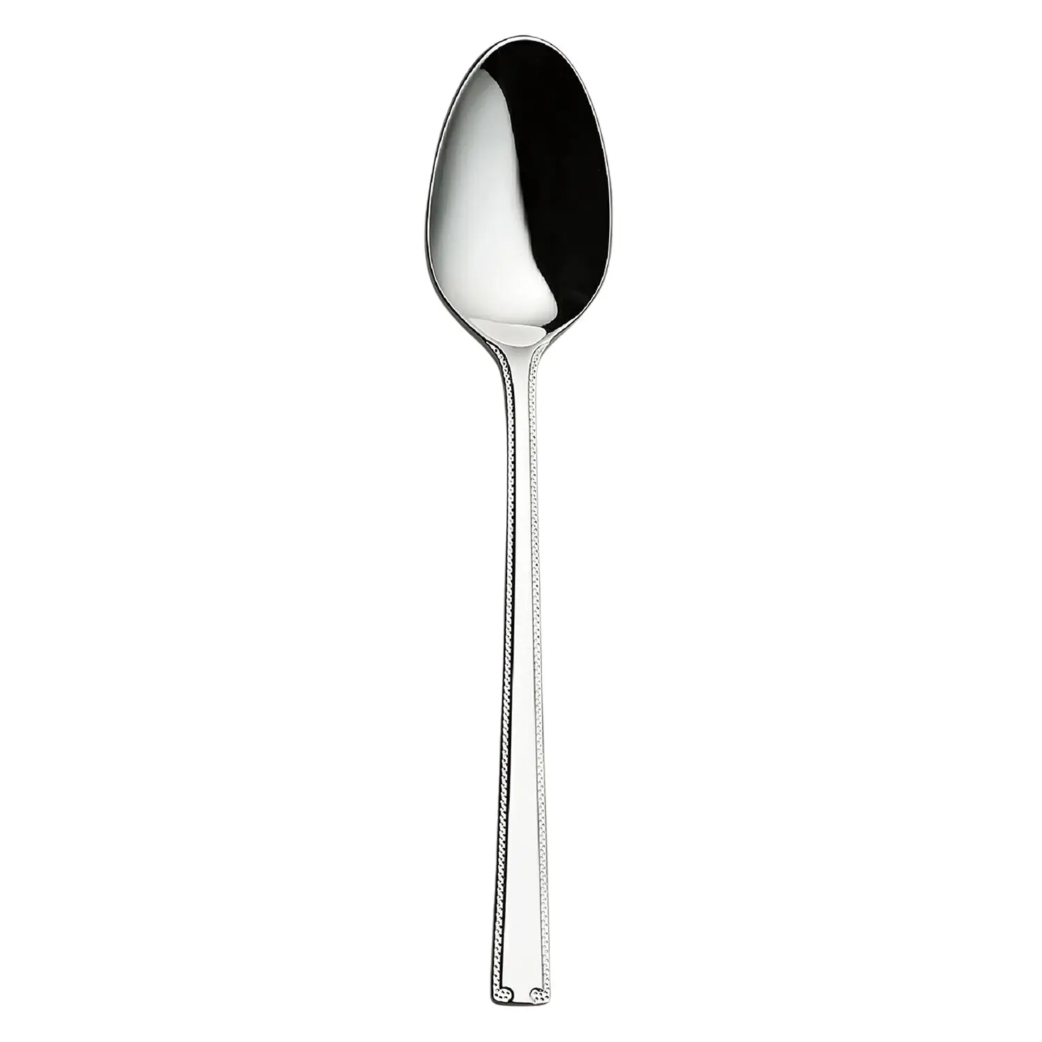 Luckywood Romance Stainless Steel Dessert Spoon Set - Elegant Tea & Coffee Spoons for Desserts, Ice Cream, and Cake - Perfect for Parties, Weddings, and Romantic Dinners