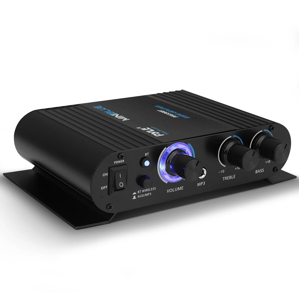 Portable Bluetooth 5.0 Audio Amplifier - Wireless Stereo Sound Booster for Home Theater, Car Audio & Outdoor Parties | High Power Mini Amp with AUX/RCA Inputs