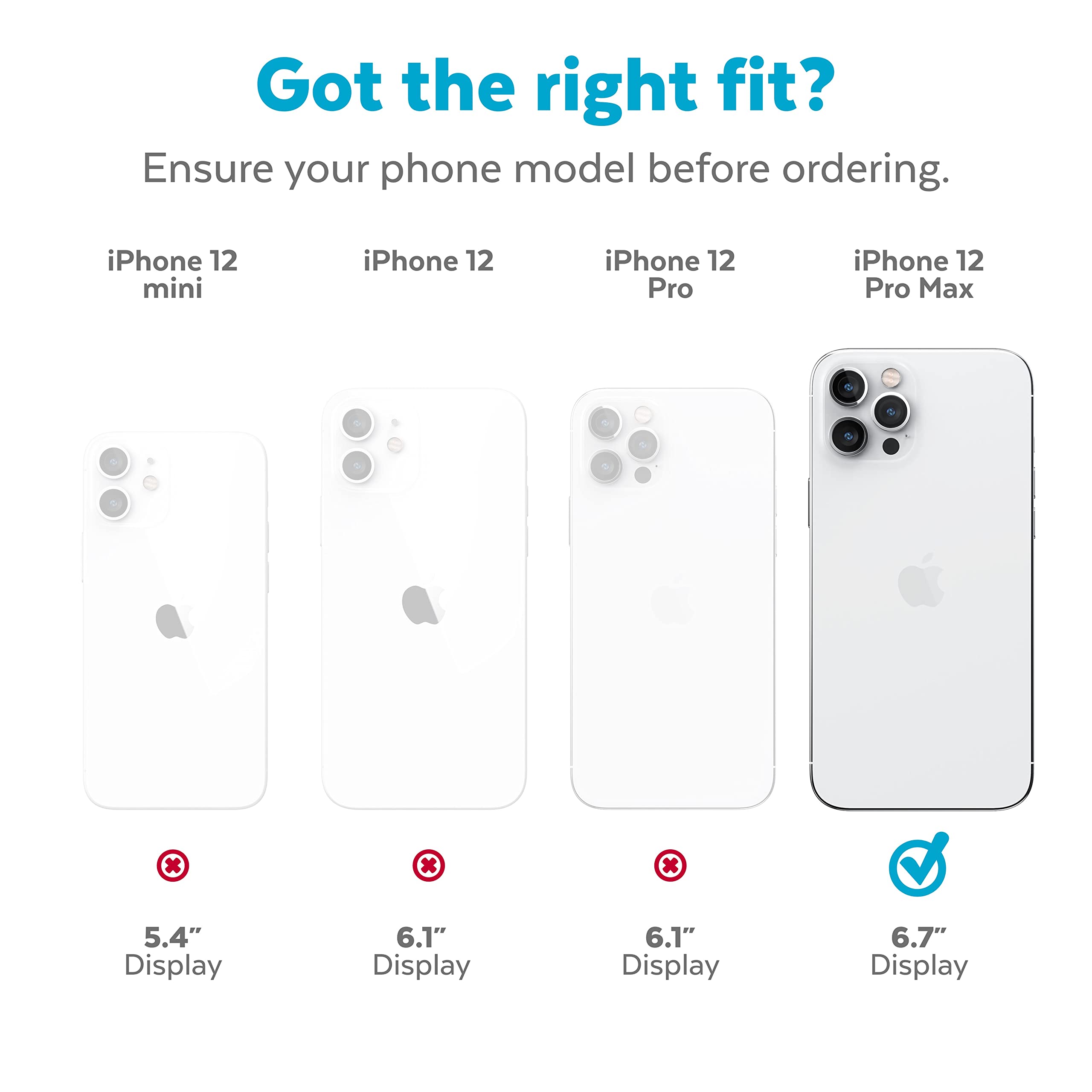 Speck Presidio Perfect Clear + MagSafe Case for iPhone 12 Pro Max - Crystal Clear Protective Cover | Slim Fit, Wireless Charging Compatible | Perfect for Everyday Use, Office & Travel Protection