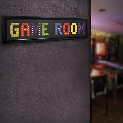 Vintage LED Wall Sign - Retro Neon Light for Bar, Man Cave & Game Room