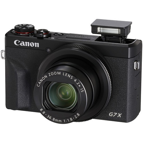 Canon PowerShot G7 X Mark III Digital Camera 20.1MP 4K Video Vlogging Camera with Flip Touch Screen & WiFi (Black) - Perfect for Travel, YouTube Vlogging & Photography