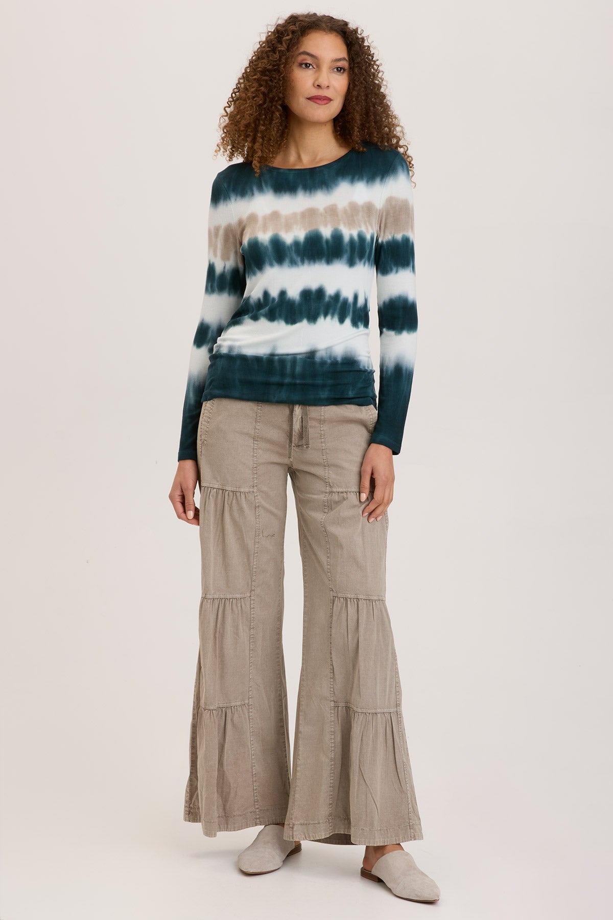 Edie Women's Long Sleeve T-Shirt - Soft Cotton Casual Top for Everyday Wear | Perfect for Work, Lounge & Layering