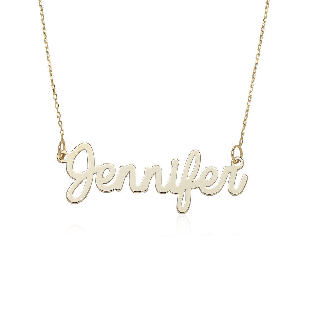 Personalized Cursive Name Necklace in Sterling Silver - Custom Engraved Jewelry for Women - Elegant Gift for Her - Perfect for Anniversaries, Birthdays & Special Occasions