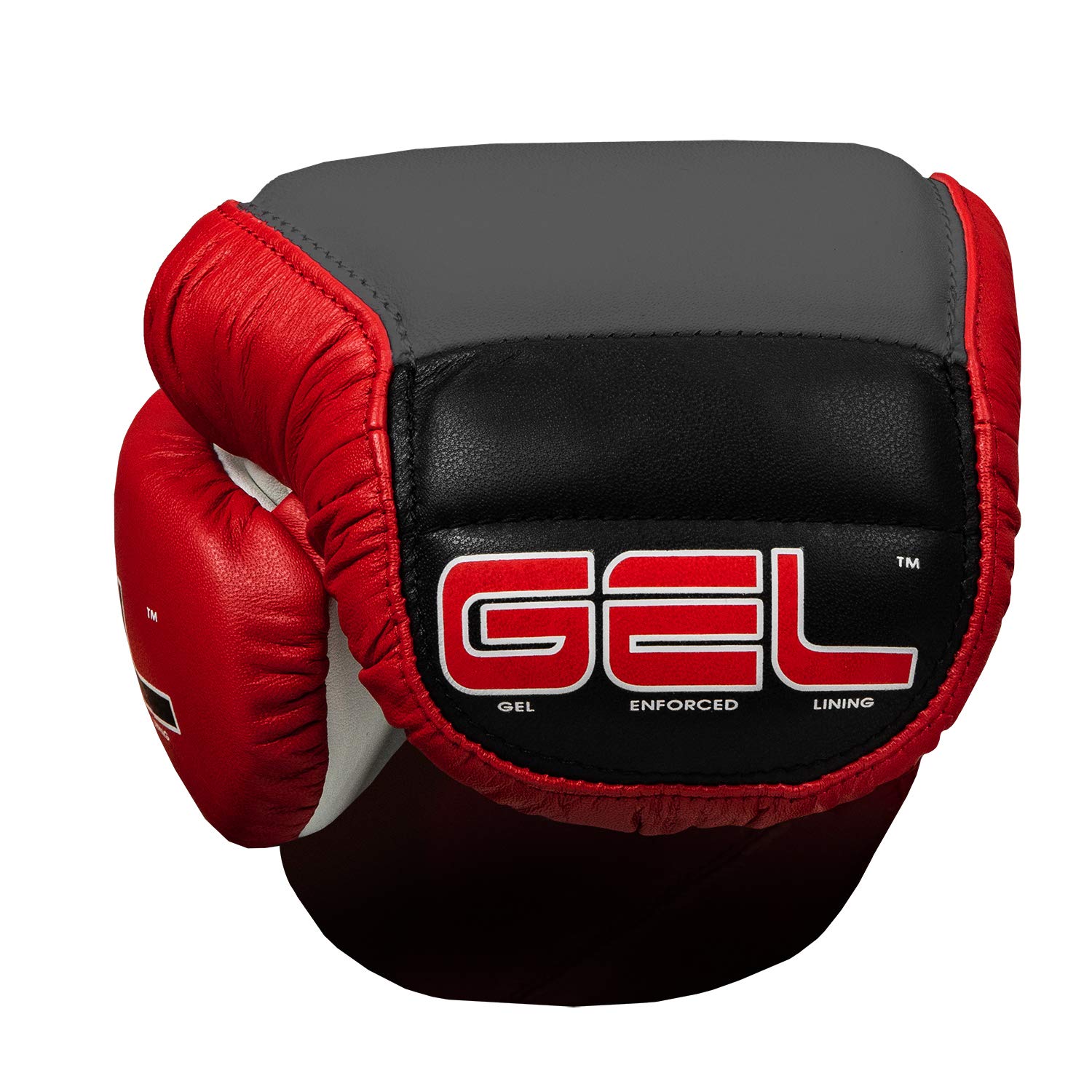 Title Gel Rush Bag Gloves - 12 oz Boxing Training Gloves for Men & Women - Red/Gray/Black - Perfect for Heavy Bag Workouts, Sparring & MMA Training