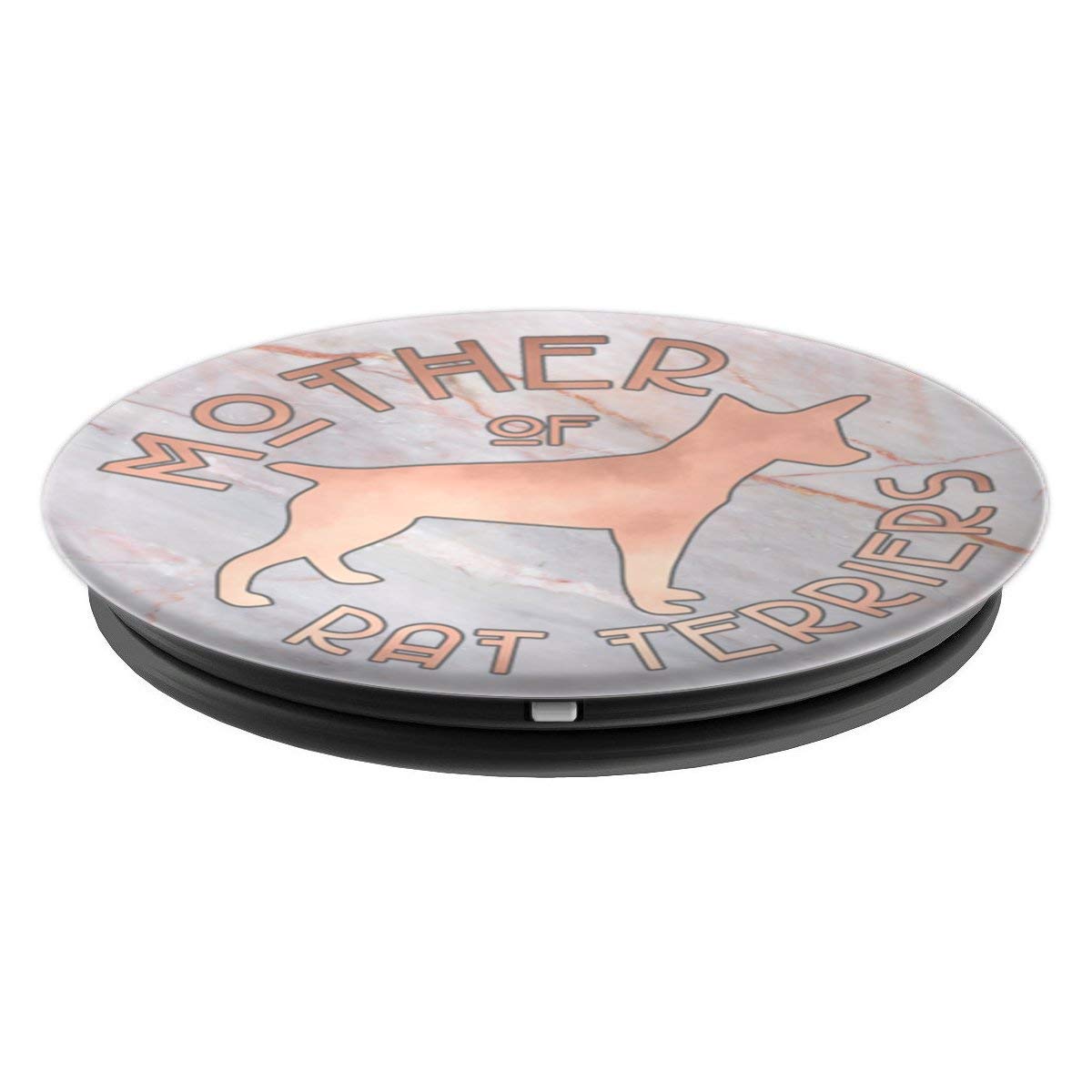 Rat Terrier Dog Mom Rose Pink PACD082 - Perfect for Pet Lovers & Dog Enthusiasts | Ideal for Gifts, Home Decor & Dog-Themed Events