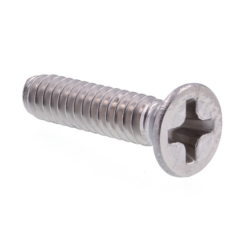 Prime-Line 9000539 #6-32 x 5/8 Inch Flat Head Phillips Machine Screws, 18-8 Stainless Steel (25 Pack) - Ideal for Electronics, Furniture Assembly, and DIY Home Repairs