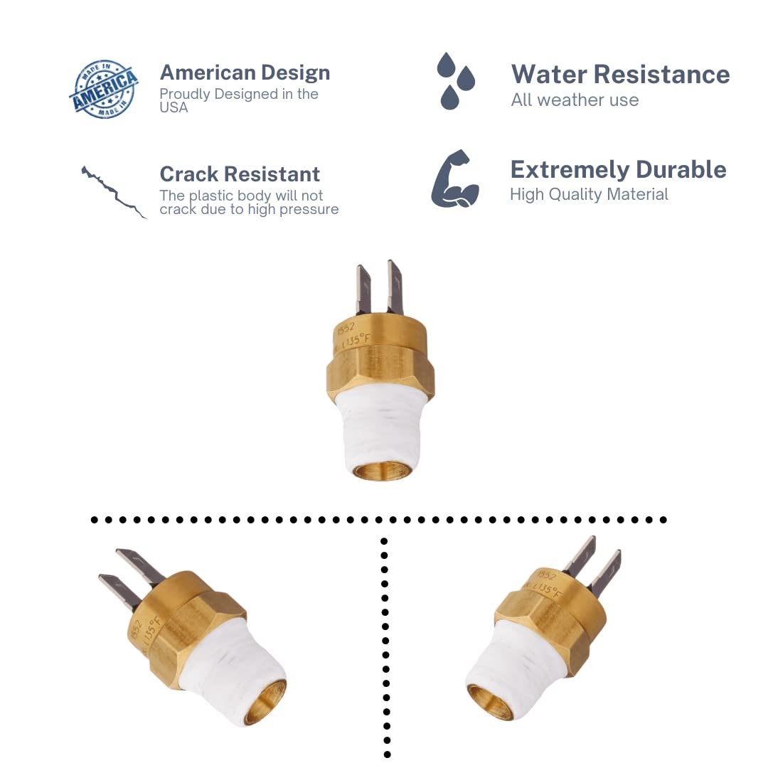 Swimables High Limit Switch Replacement for Pentair Mastertemp & Sta-Rite Pool Heaters 42001-0063S | Compatible with All Pentair and Sta-Rite Pool Heater Parts | Perfect for Pool Maintenance & Repair