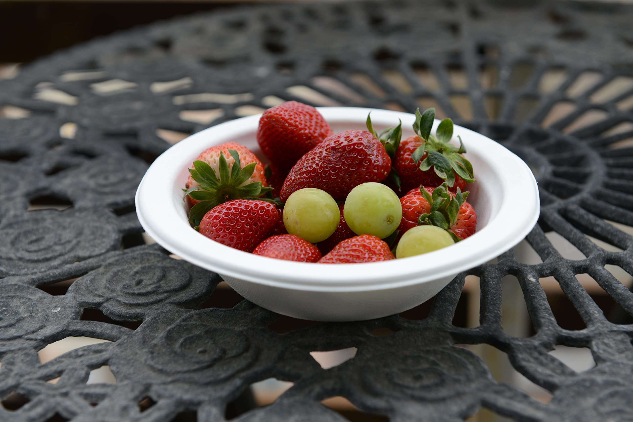 800 Pack 12 oz Heavy Duty Disposable Bowls - 100% Compostable Eco-Friendly Bagasse Bowls | Bamboo Fiber Biodegradable & Sturdy | Heat & Liquid Resistant | Perfect for Parties, Restaurants, Cereal, Picnics & Outdoor Events