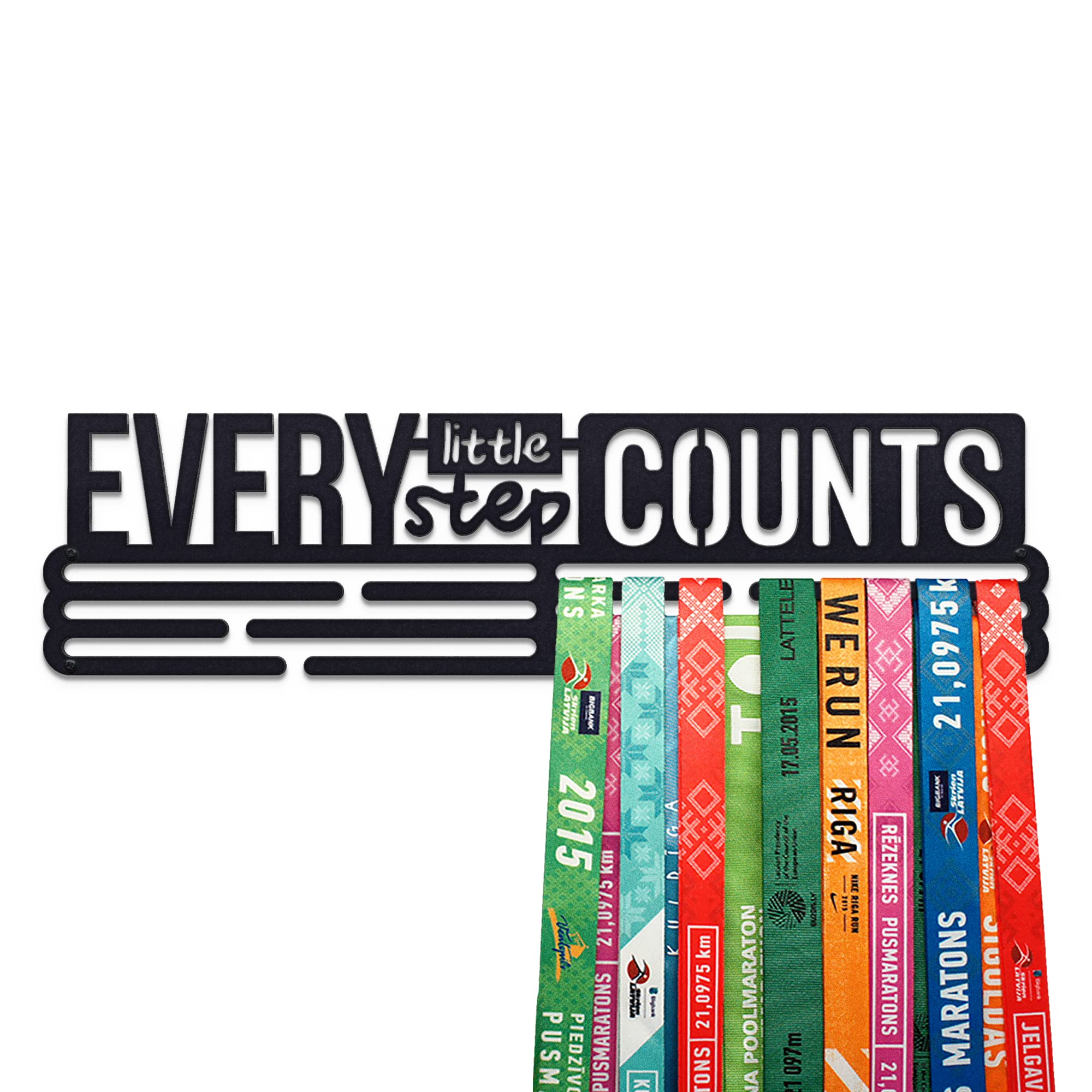 Beast Mode Medal Holder - Heavy Duty Steel Medal Hanger Display Rack for Awards & Trophies - Perfect for Sports Competitions, Military Honors & Home Decor