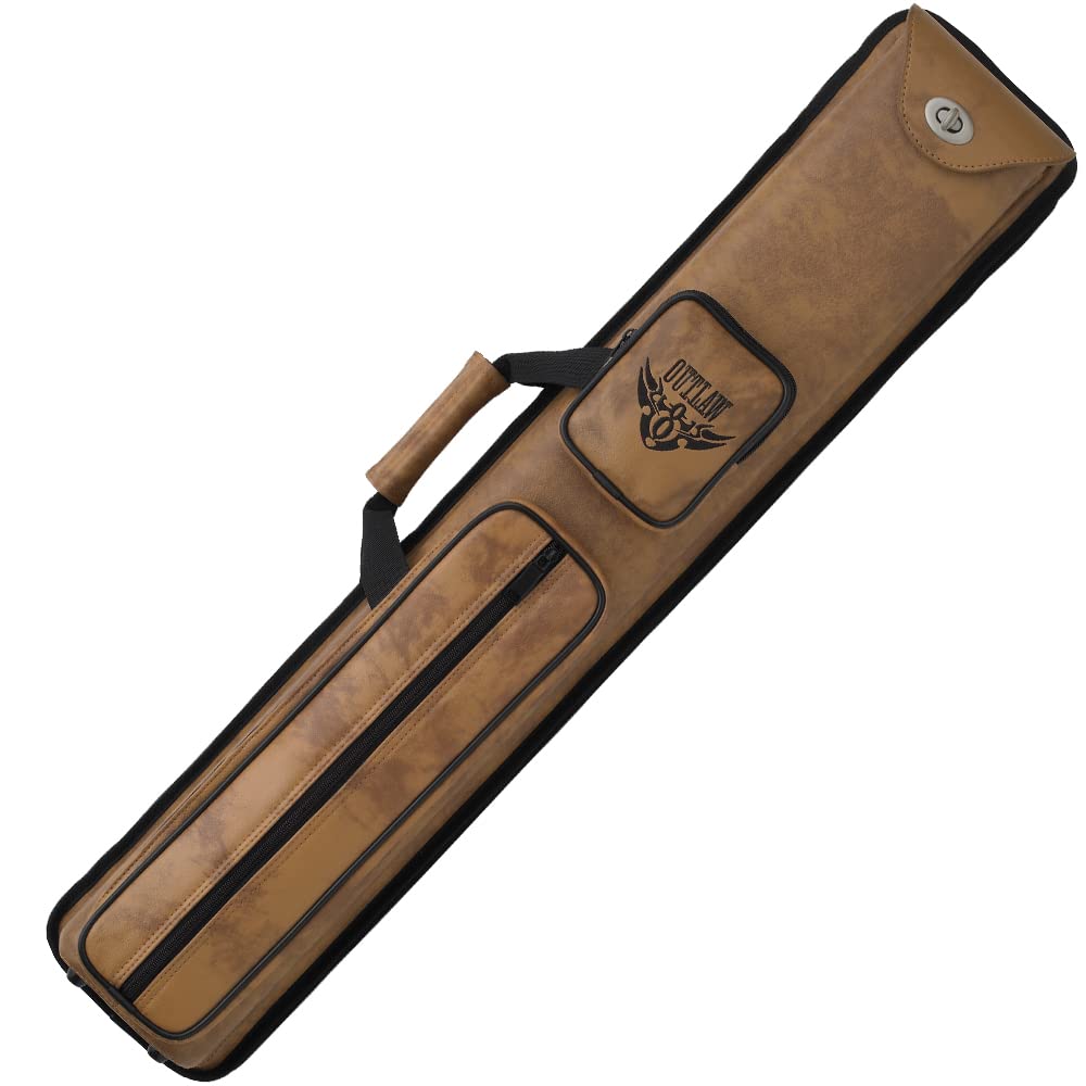OUTLAW Nexus Pool Cue Hard Case - Holds 3 Butts & 5 Shafts | Durable Protection for Billiard Accessories | Perfect for Pool Players, Tournaments & Travel