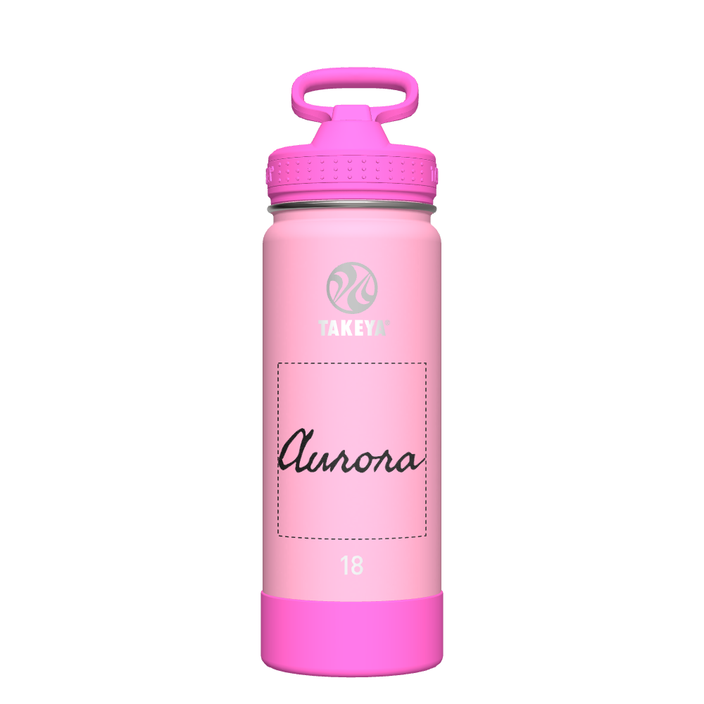 Customized Kids Glow in The Dark Water Bottle with Straw Lid - Leakproof & BPA-Free Sports Bottle for School, Camping & Outdoor Activities