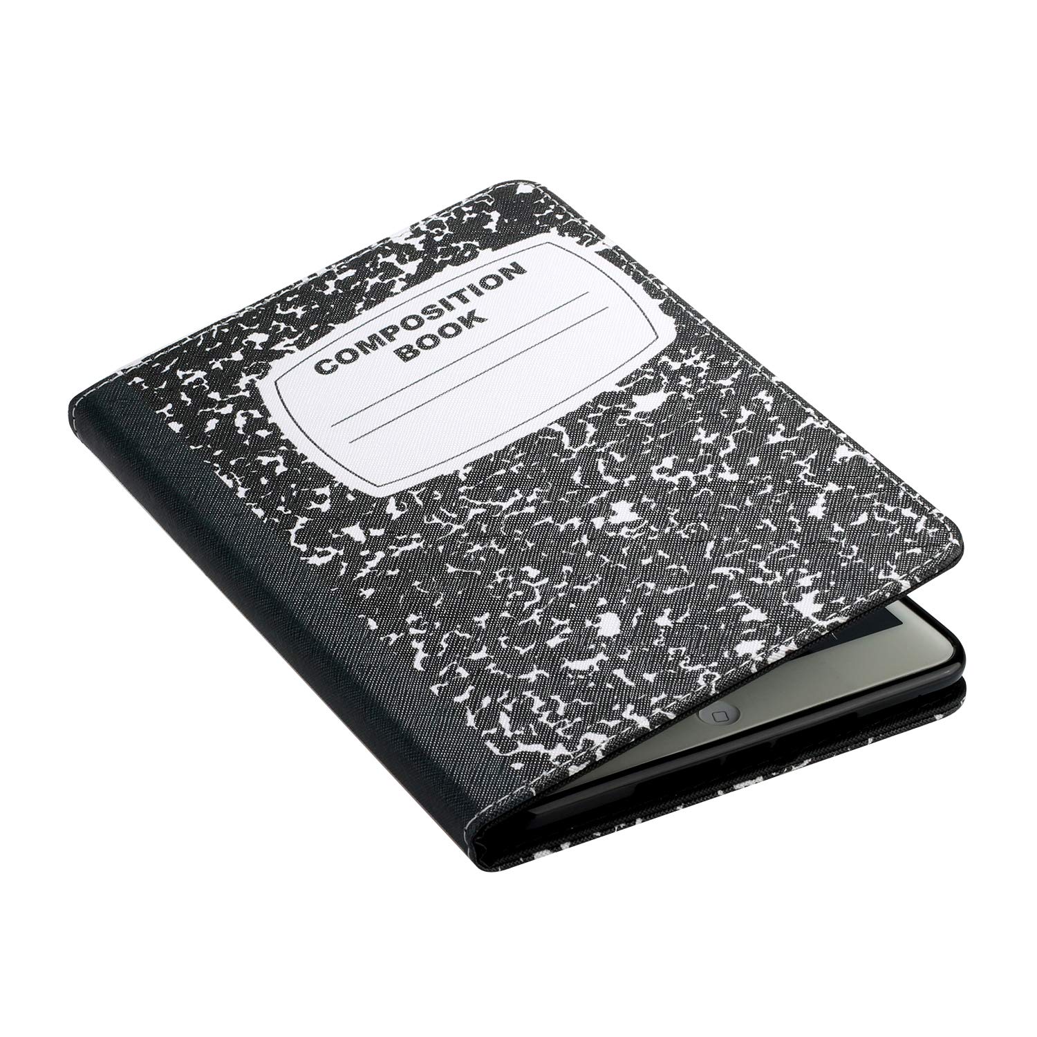 Premium PU Leather iPad Mini Case (1/2/3/4/5) - Smart Wake/Sleep Cover with Card Slot & Pen Holder | Slim Protective Stand Case for iPad Mini 5/4/3/2/1 | Perfect for Work, Travel & School Note-taking