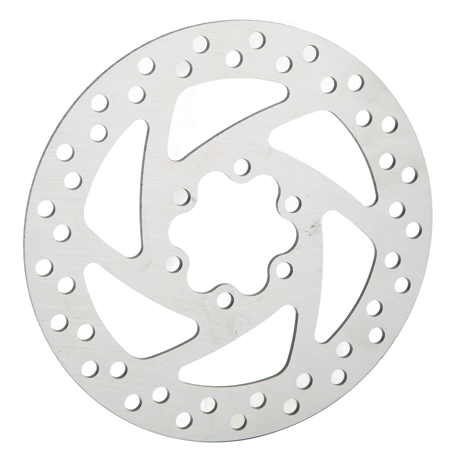 140mm Stainless Steel Electric Scooter Brake Disc - 6 Hole Brake Rotor with Screws for Scooter Upgrades | Perfect for Commuting & Urban Riding