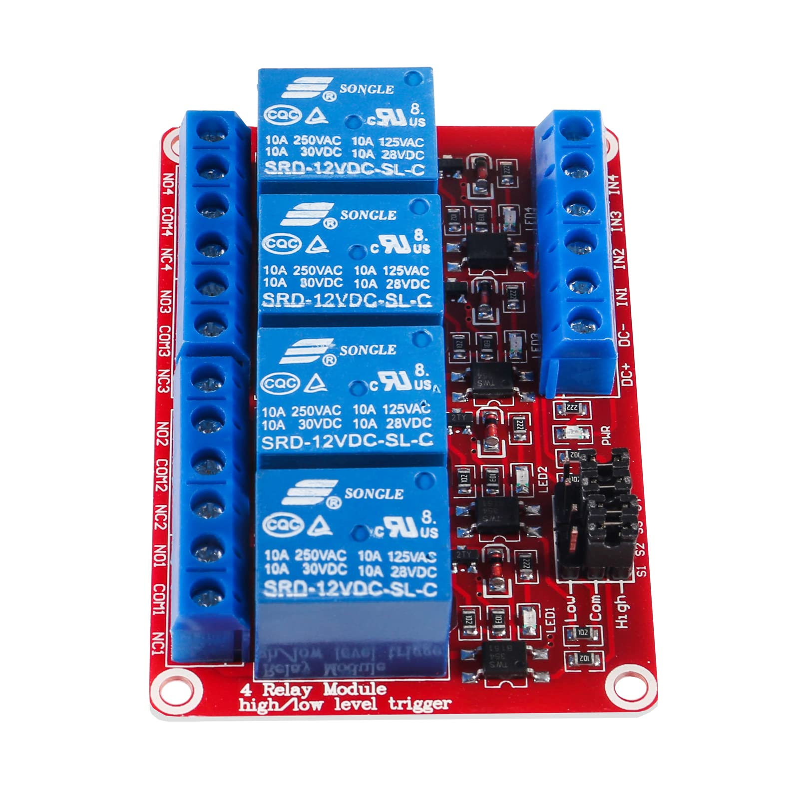 2PCS Solid State Relay Module - High & Low Level Triggering for Industrial Automation, Smart Home & HVAC Control | SSR for PLC, Arduino & DIY Projects