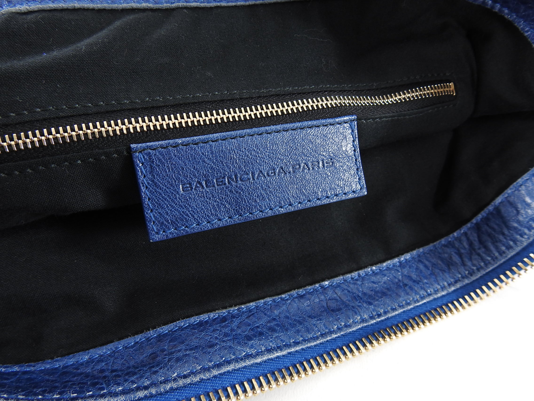 Balenciaga Blue Lambskin Large Giant 21 Work Bag - Luxury Designer Handbag for Women, Perfect for Office, Travel & Everyday Use