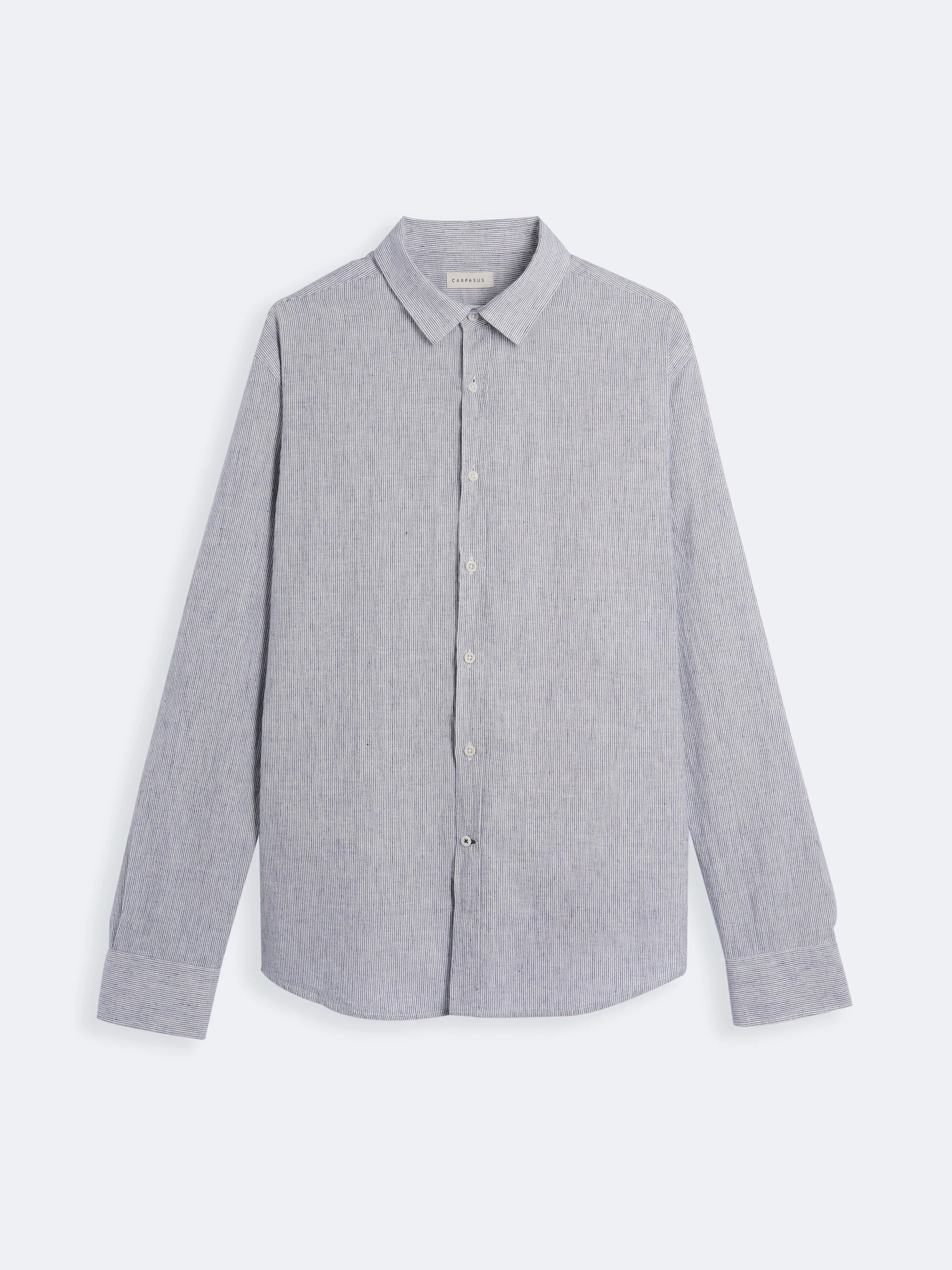 Men's Casual Navy Blue Button-Down Shirt | Comfortable & Stylish for Work, Travel & Everyday Wear