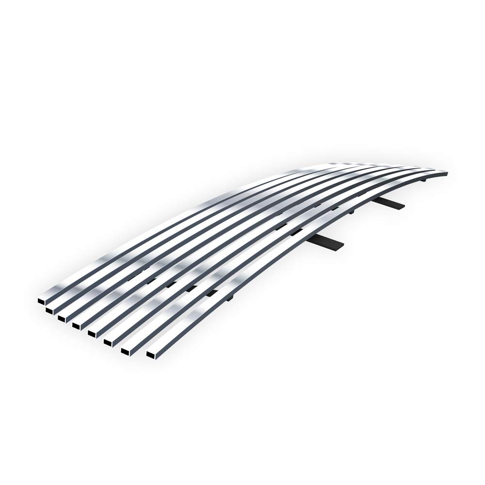 APS Stainless Steel Front Bumper Grille Insert for 2006-2007 Saturn Vue - SS Silver Billet Design (S87613A) | Perfect for Car Customization & Off-Road Protection