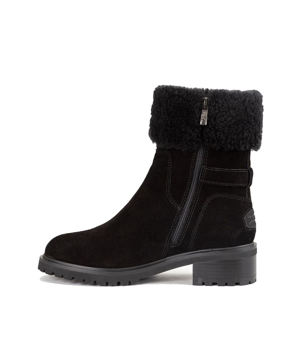Women's Verona Zip UGG Boots - Genuine Sheepskin Winter Boots with Side Zipper | Cozy & Warm for Cold Weather, Snow, and Indoor Comfort