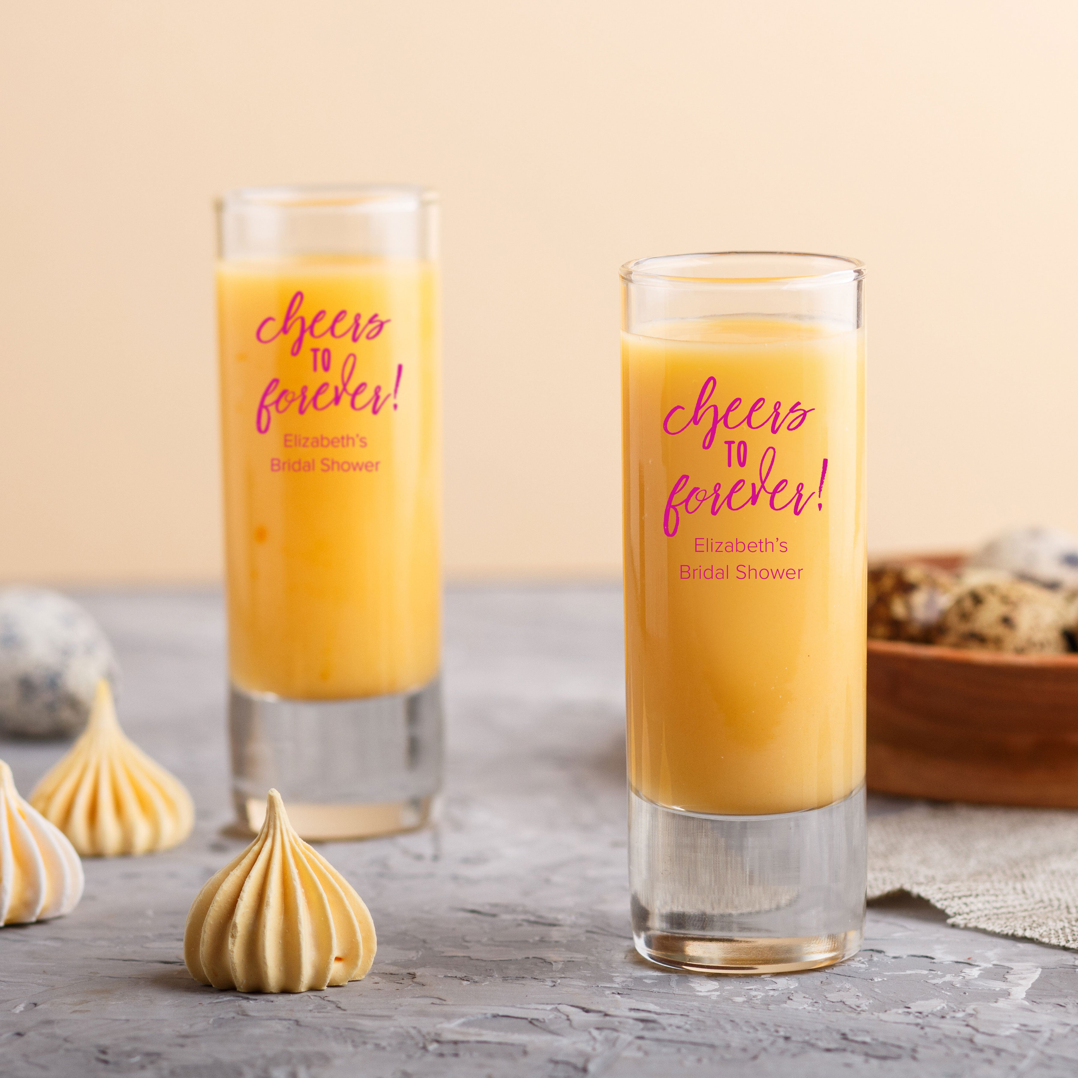 Custom Engraved Tall Shot Glass - 16oz Whiskey, Tequila, Vodka Glass - Perfect for Parties, Weddings & Gifts - Personalized Name or Message Option