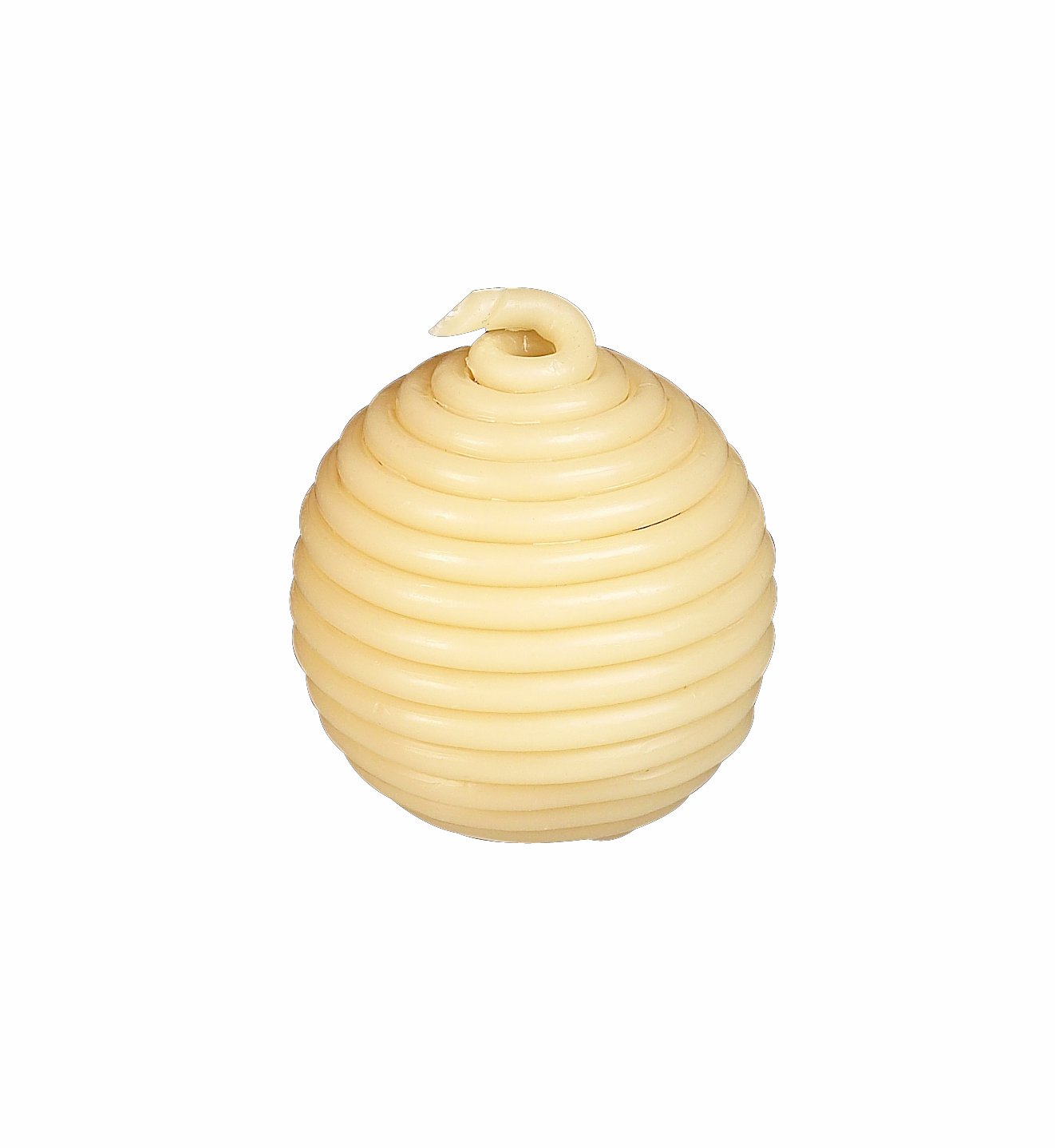 60-Hour Long Burning Beeswax Candle Refill - Eco-Friendly Natural Cotton Wick for Home Decor, Meditation, Romantic Dinners & Emergency Lighting