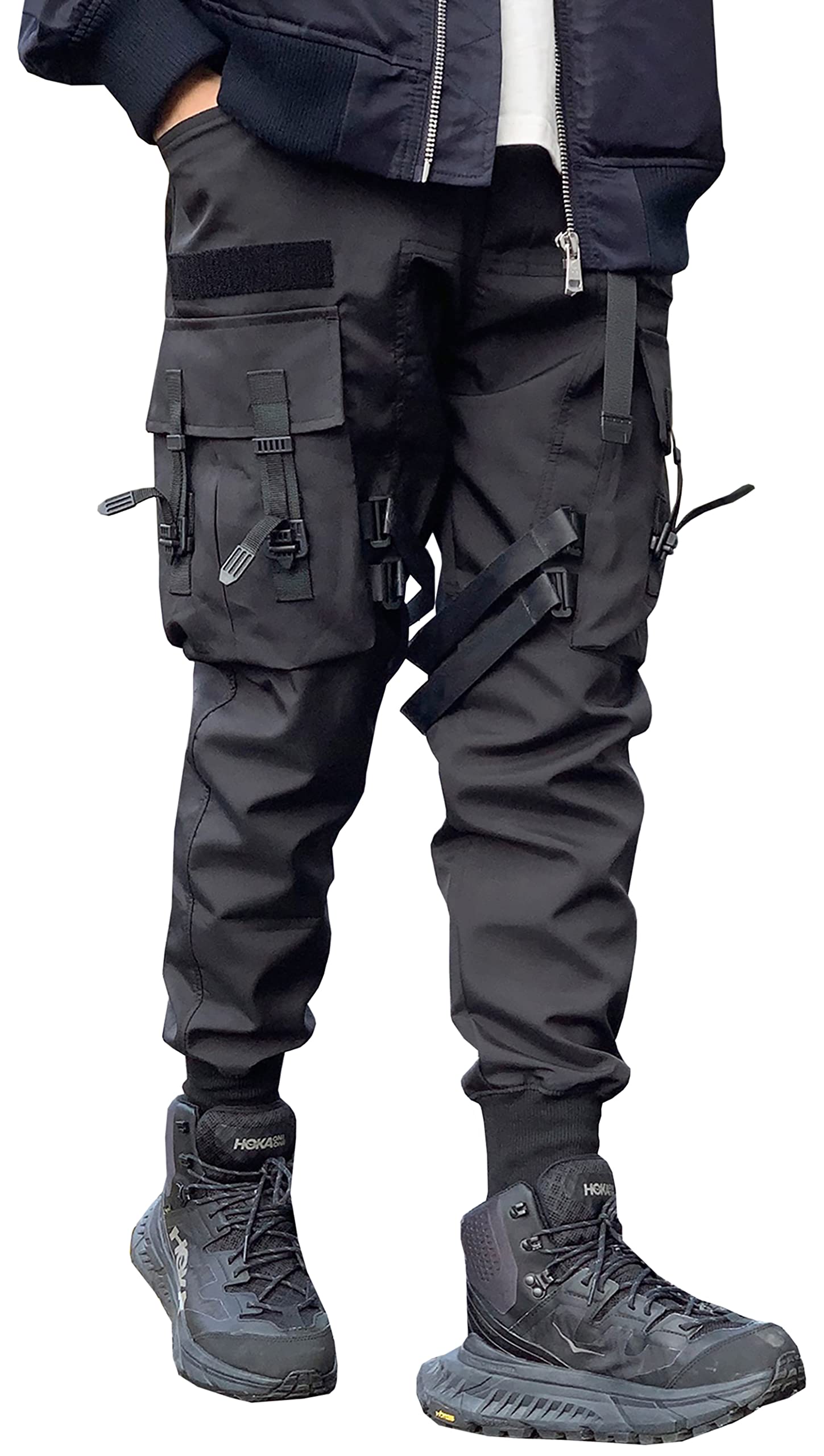 MOKEWEN Men's Jogger Pants with Pockets - Athletic Cargo Sweatpants for Running, Gym & Casual Wear | Comfortable Ankle-Length Workout Pants for Men