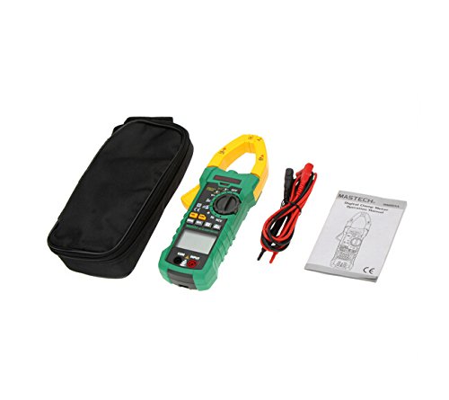MS2015A Digital Clamp Meter - 6000 Counts, 1000A AC Current, True RMS, Capacitance & Frequency Tester with NCV Detection - Perfect for Electricians, HVAC Technicians, and DIY Home Electrical Projects