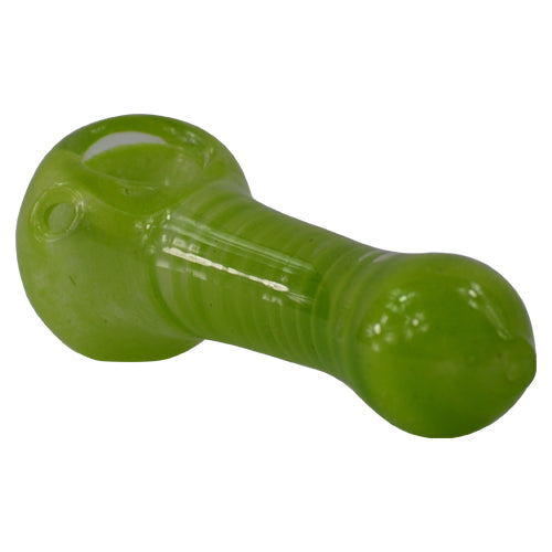 Premium Solid Color Spoon Pipe - Handcrafted Glass Smoking Pipe for Herbs & Tobacco | Perfect for Travel, Camping & Relaxation at Home