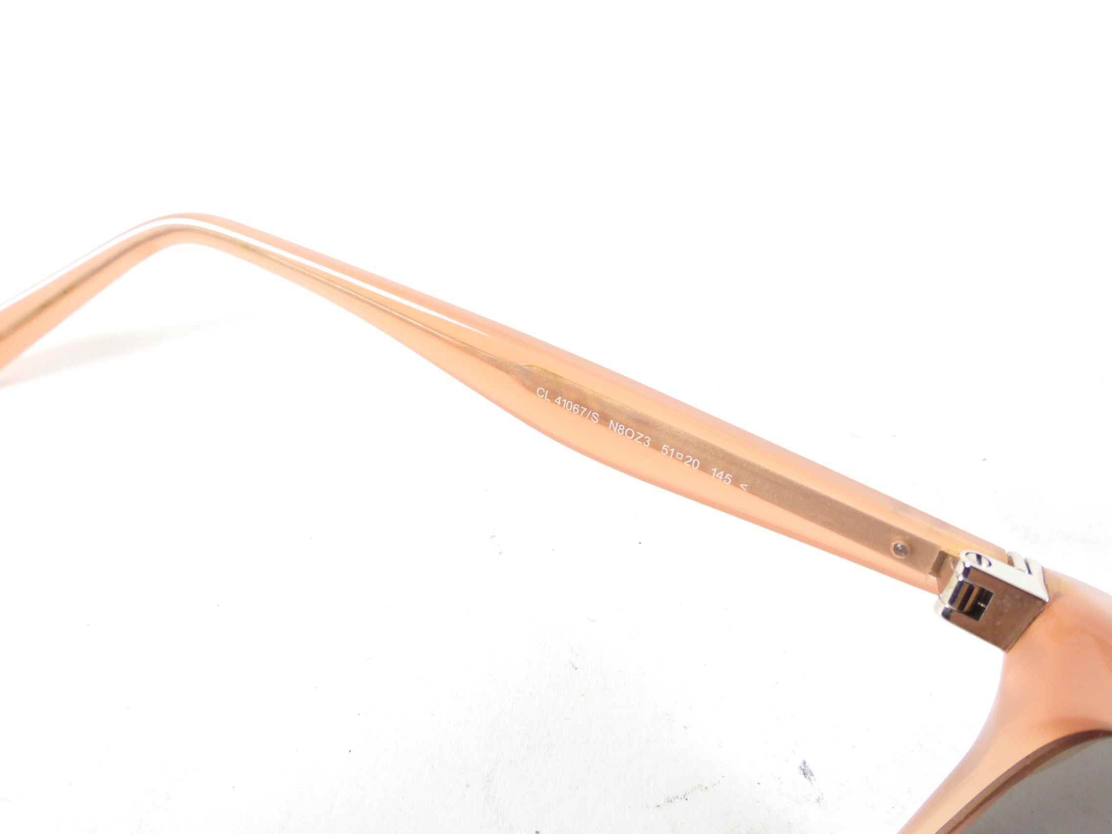 Celine CL4106 Round Sunglasses for Women - Nude Frame & UV Protection - Perfect for Beach, Driving & Outdoor Activities