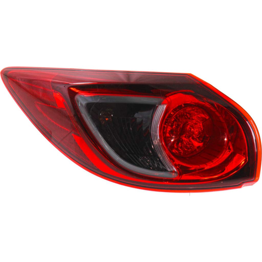 2013-2016 Mazda CX-5 LED Tail Lights Pair - DOT Certified (Driver & Passenger Side) with Bulbs Included | KD33-51-160C | Perfect for Night Driving & Enhanced Safety