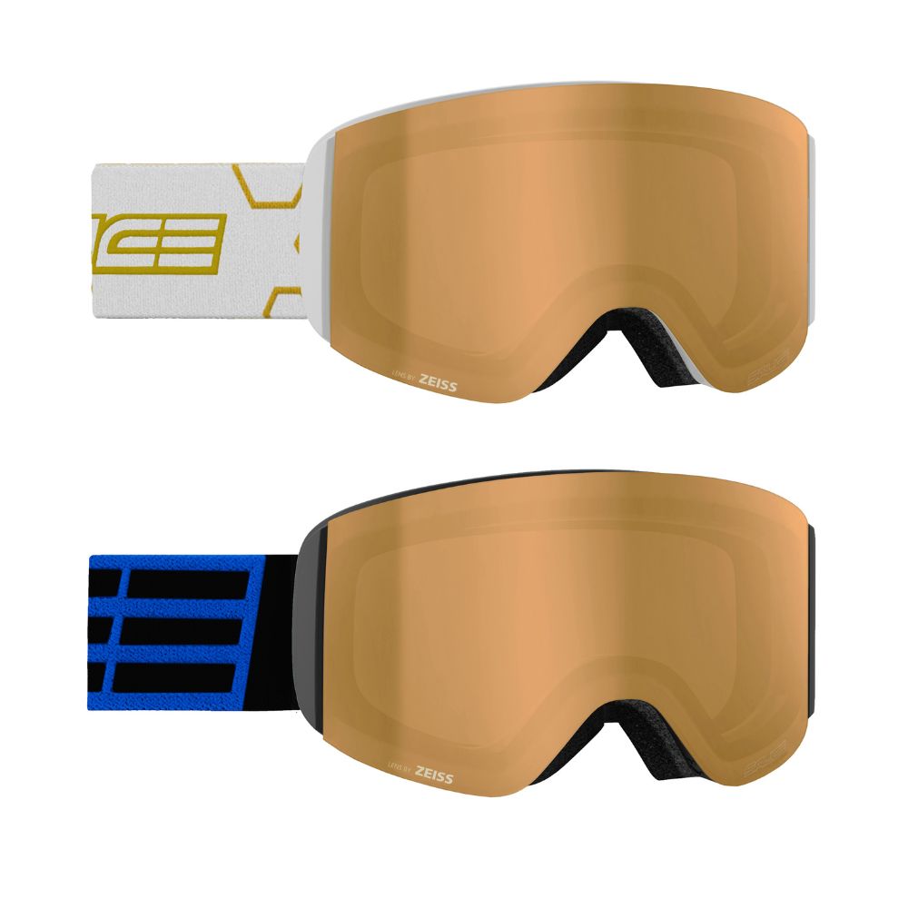 Salice Light Adaptive Kids Ski Goggles for Boys & Girls Ages 8-12 - UV Protection, Anti-Fog Lens for Snowboarding, Winter Sports & Outdoor Activities