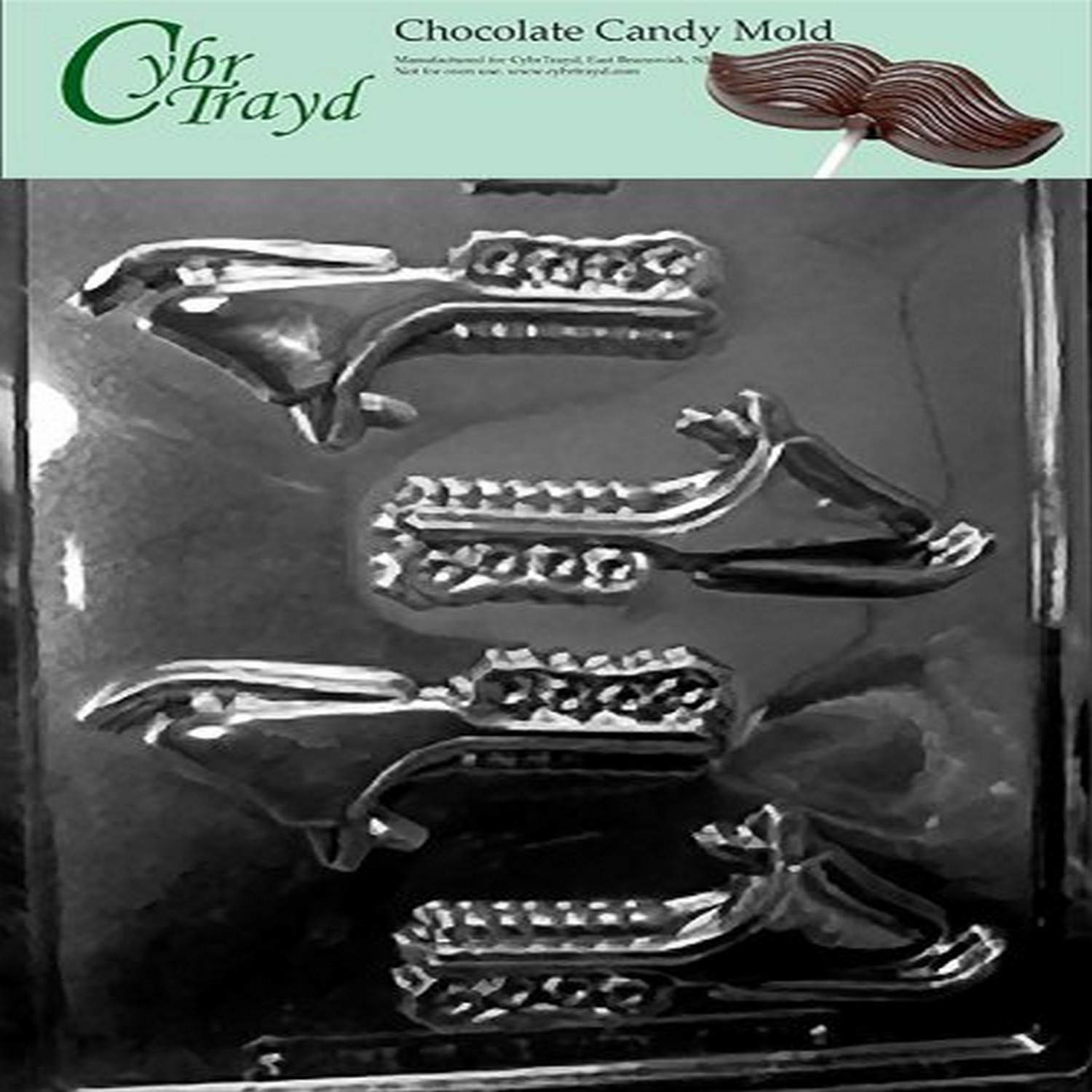 Cybrtrayd Sports Chocolate Candy Mold - Snowmobile Design for DIY Chocolate Making, Baking & Party Decorations - Perfect for Christmas, Birthdays & Holiday Treats