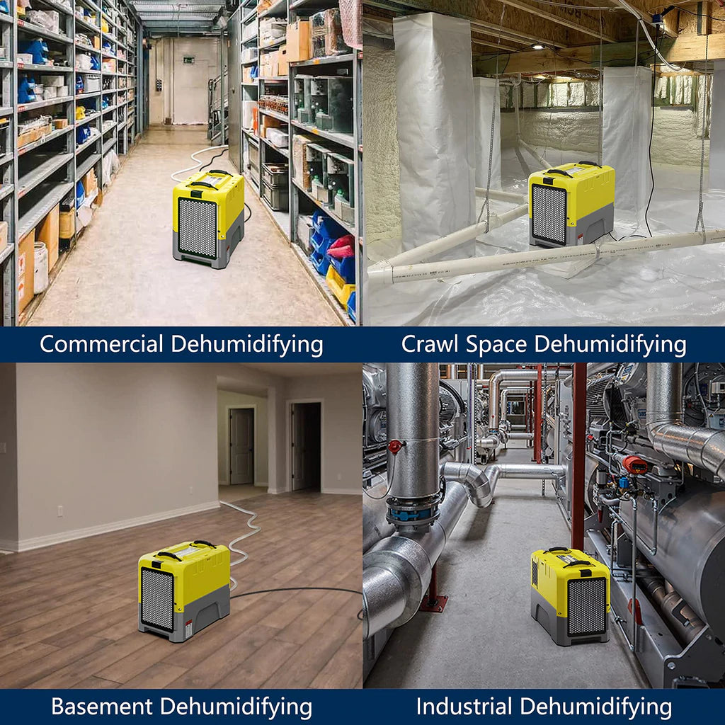 AlorAir Storm LGR Extreme Large Commercial Dehumidifier with Built-in Pump - Heavy Duty Moisture Control for Basements, Warehouses & Large Spaces