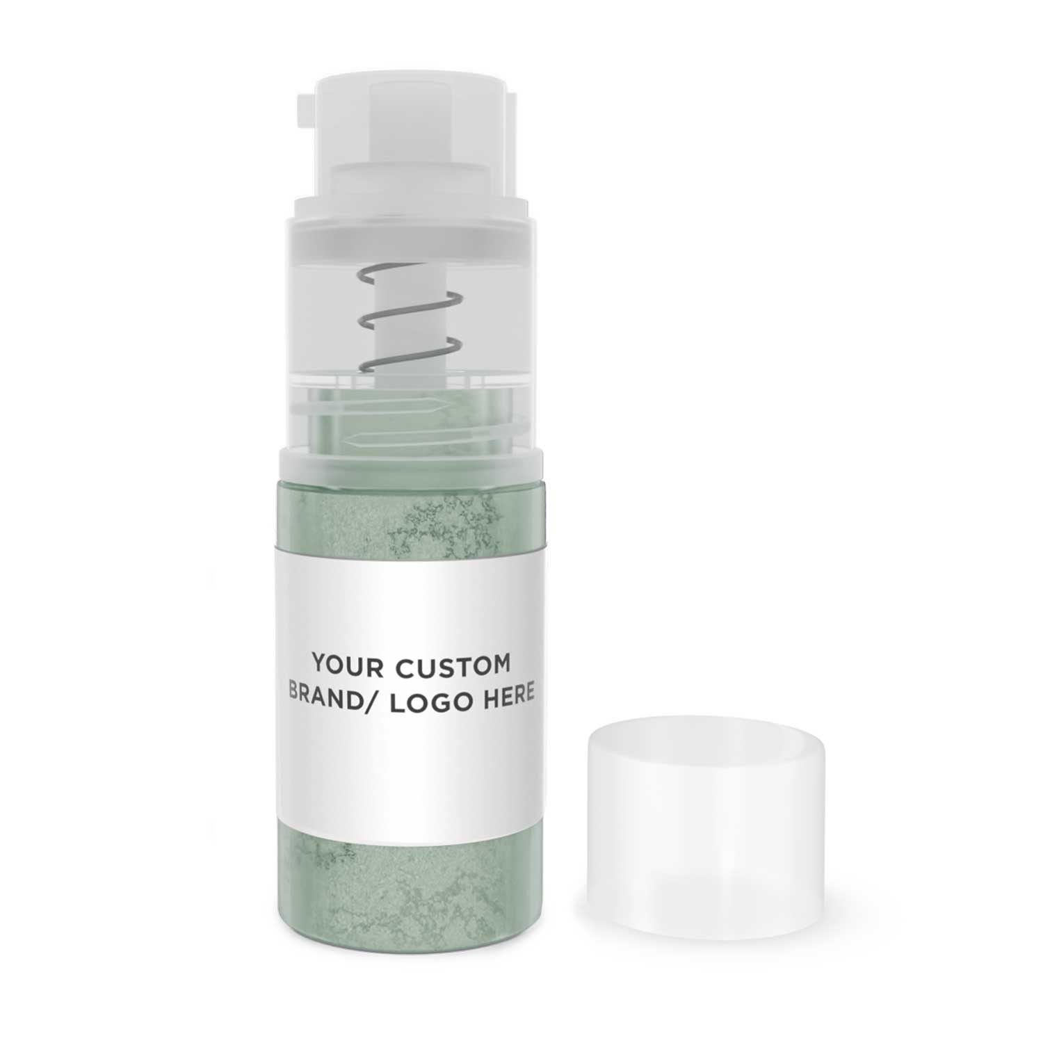 Premium Edible Chrysanthemum Green Luster Dust Glitter - 4g with Spray Pump for Cake Decorating, Private Label Available | Perfect for Wedding Cakes, Cupcakes & DIY Baking Projects