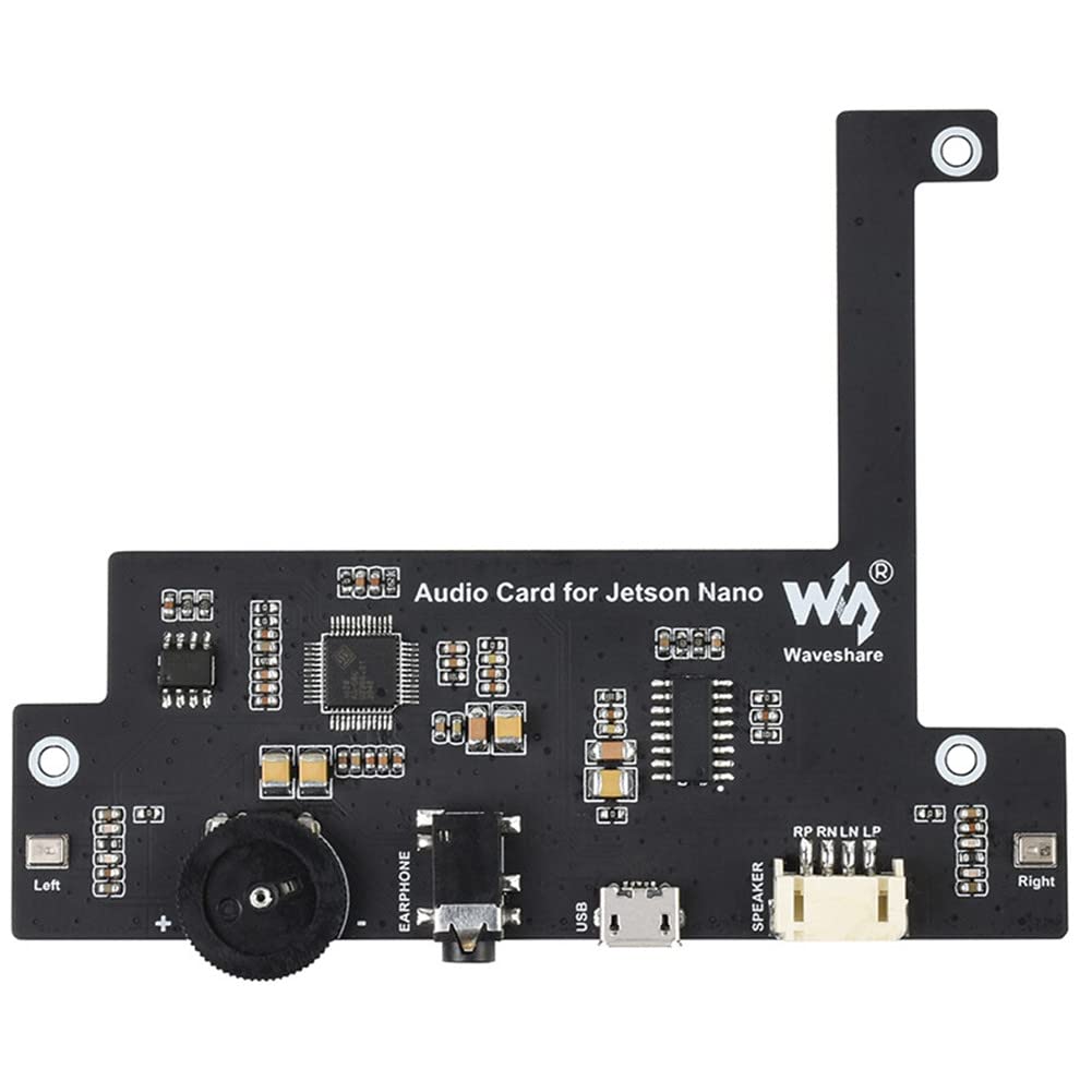 NATEFEMIN P&P 3.5mm Audio Sound Card HAT Speaker Kit for NVIDIA Jetson Nano Developer Kit - High-Quality Audio Expansion Board for DIY Projects, Robotics, and AI Development (Perfect for Raspberry Pi Compatible Projects)