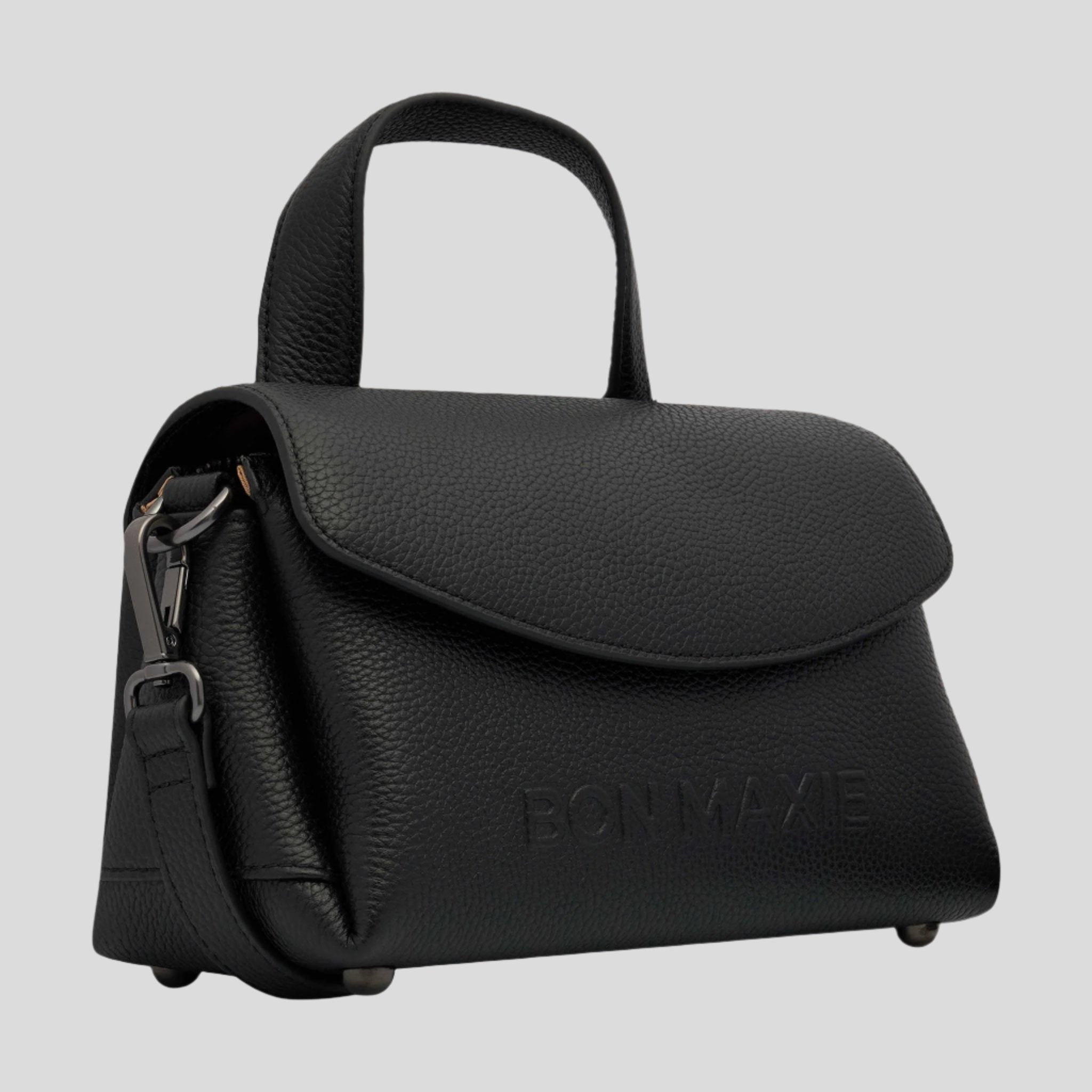 Mini Tryhard Leather Crossbody Bag for Women - Stylish Small Shoulder Purse - Perfect for Travel, Shopping & Everyday Use - Black