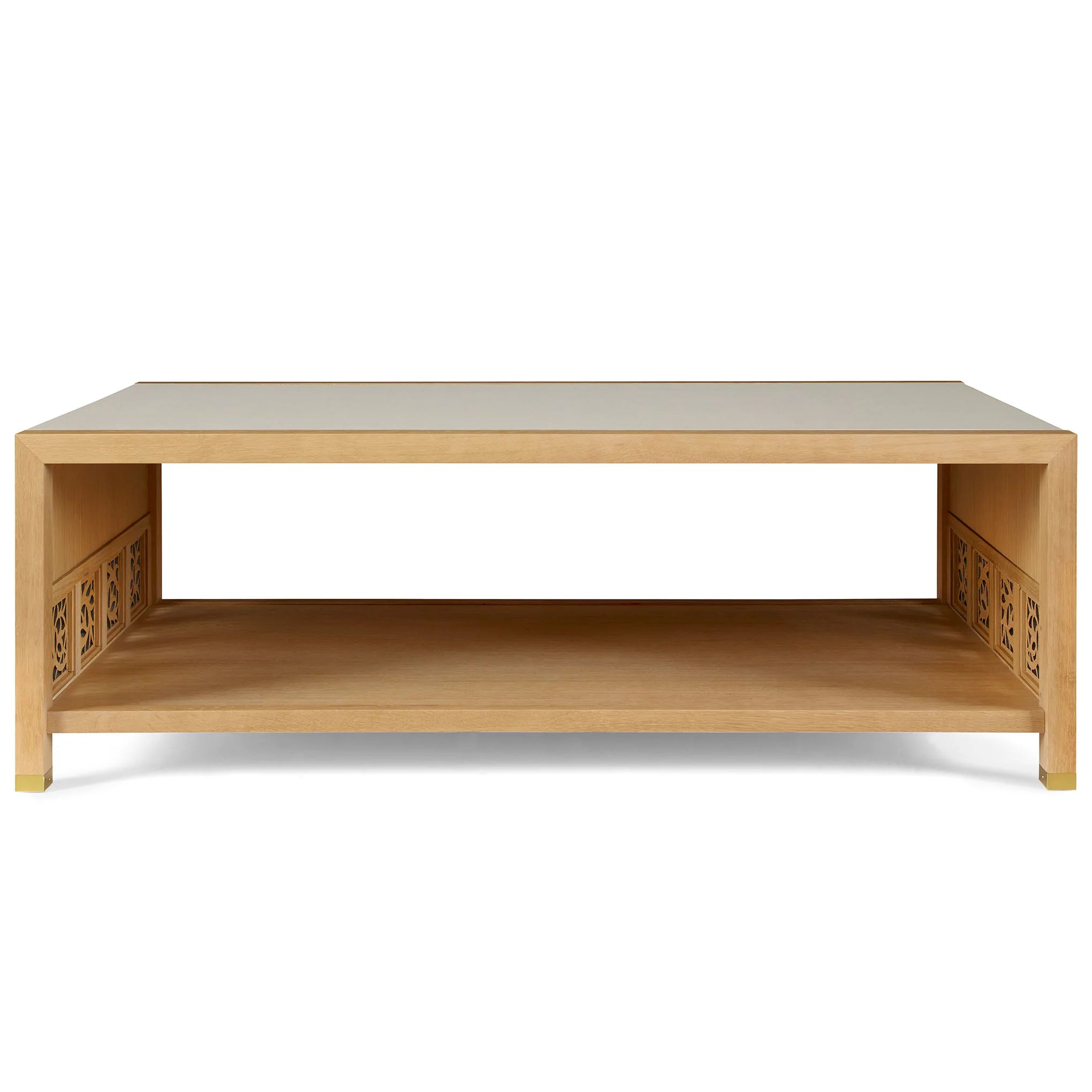 Stylish Surrey Hills Trellis Cocktail Table - Modern End Table for Living Room, Patio & Outdoor Decor - Perfect for Coffee, Books & Drinks