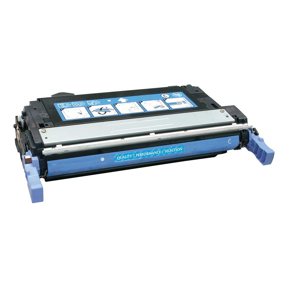 MSE Remanufactured HP Q6461A (HP 644A) Compatible Cyan Toner Cartridge Replacement - High Yield Printing for Office & Home Use
