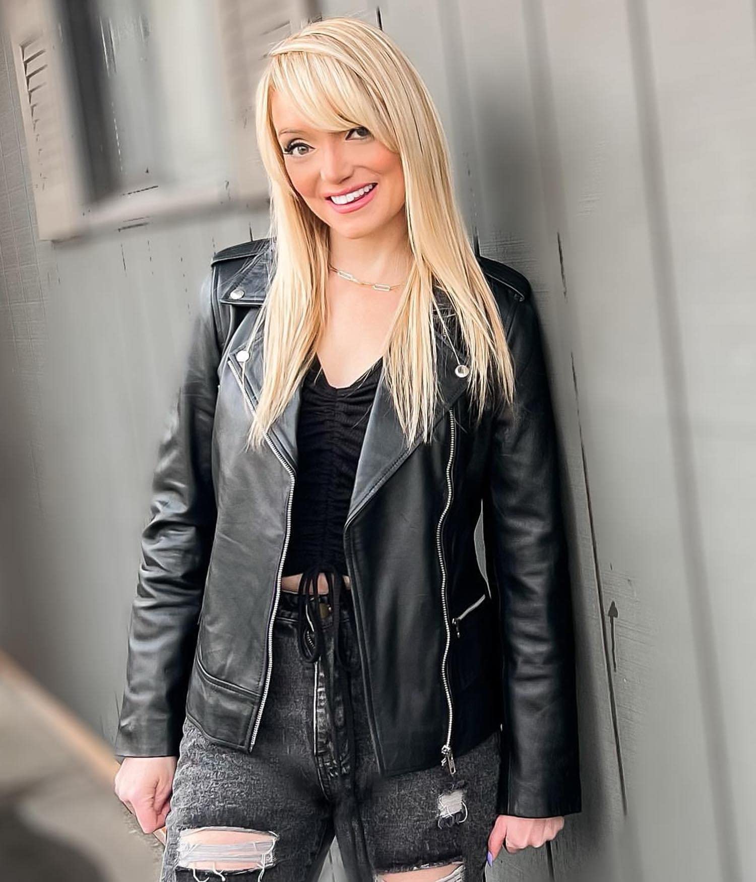 Decrum Women's Asymmetrical Real Lambskin Leather Jacket – Trendy Fashion Outerwear for Women | Perfect for Casual Wear, Night Out & Fall Season