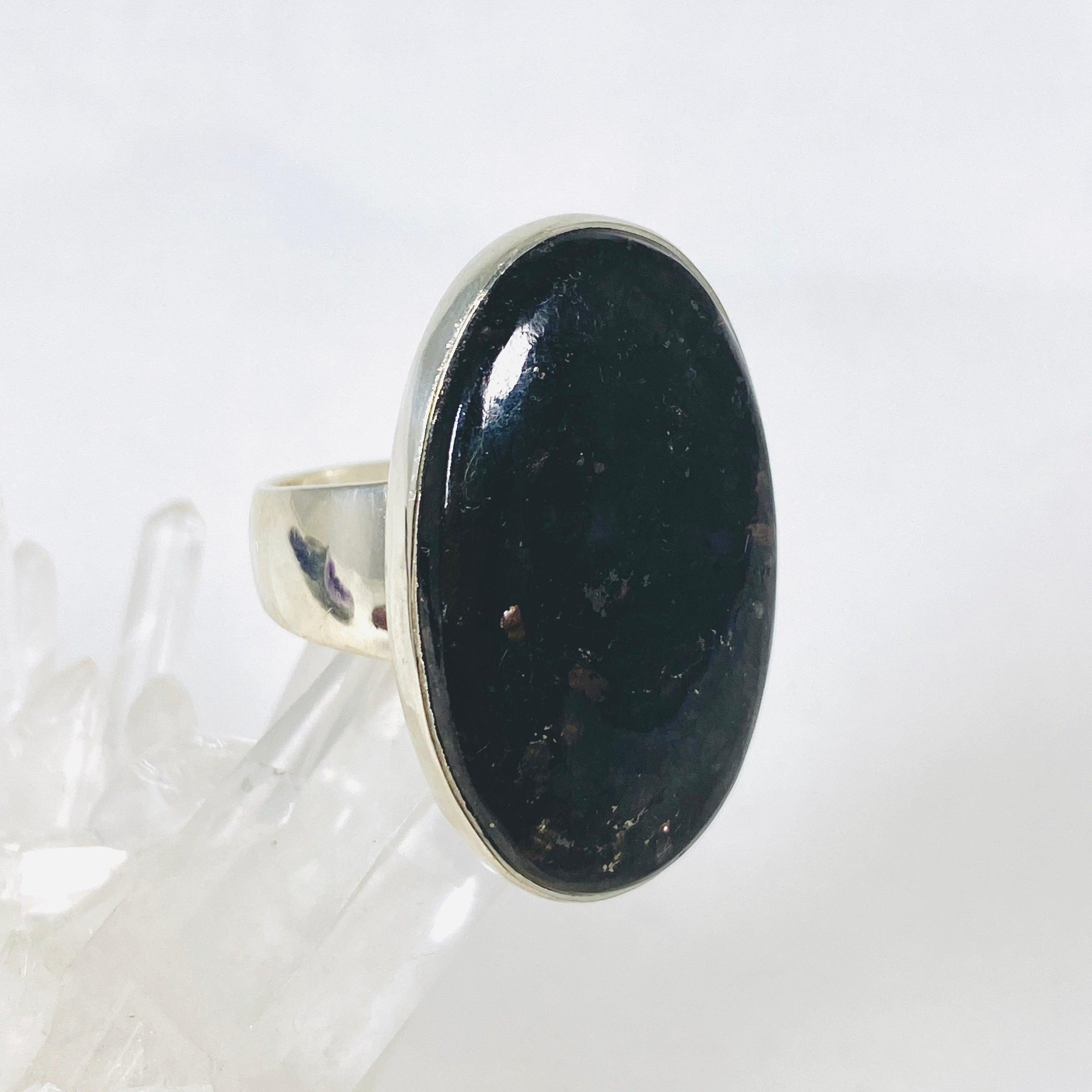 Coppernite Oval Ring Size 11 - Elegant & Durable 925 Sterling Silver Jewelry for Women | Perfect for Weddings, Anniversaries & Special Occasions