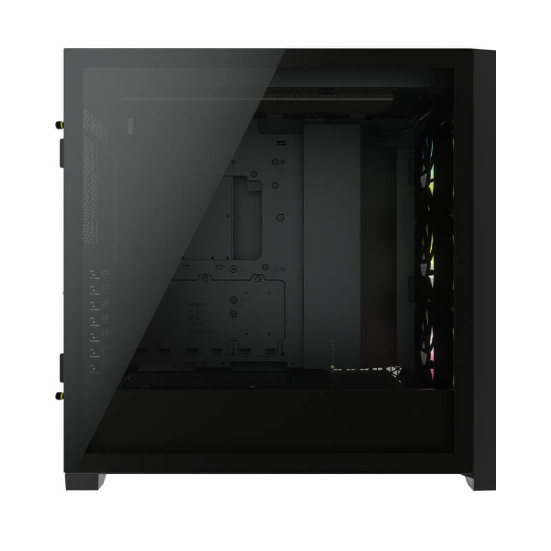 Corsair iCUE 5000X RGB Tempered Glass Mid Tower PC Case - Black | High Airflow ATX Gaming Computer Case with 3 RGB Fans | Perfect for Gaming Rigs & Streaming Setups