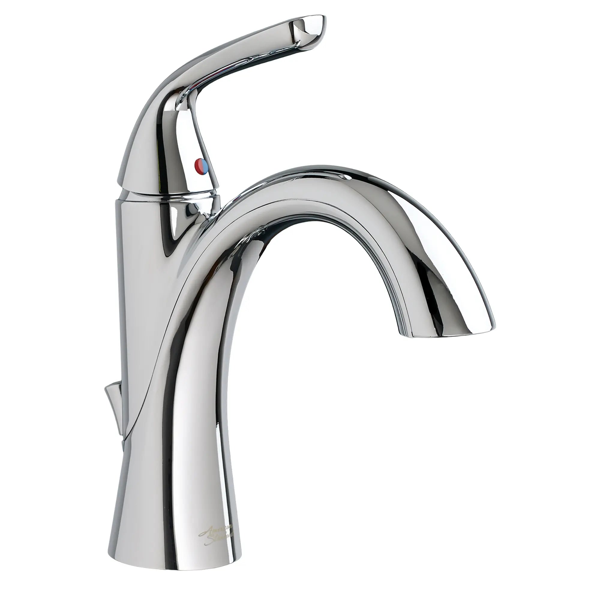 Fluent® Single Hole Single Handle Bathroom Faucet 1.2 GPM Water-Saving - Modern Chrome Bathroom Sink Faucet with Lever Handle - Perfect for Small Bathrooms & Powder Rooms