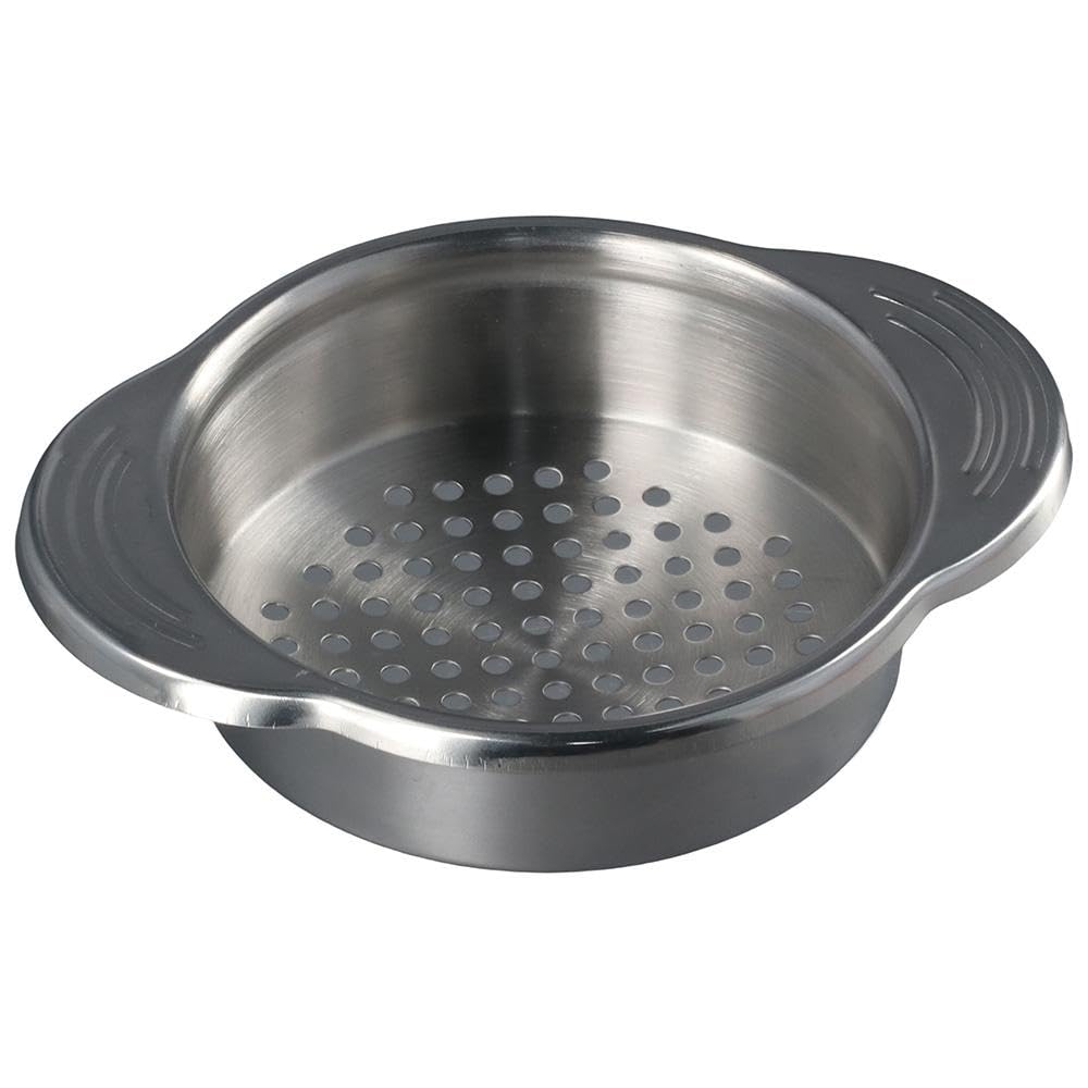 Premium Stainless Steel Can Strainer - Heavy Duty Food Sieve & Colander for Tuna, Beans, Vegetables - Oil Drainer & Canning Filter for Kitchen, Camping & Food Prep