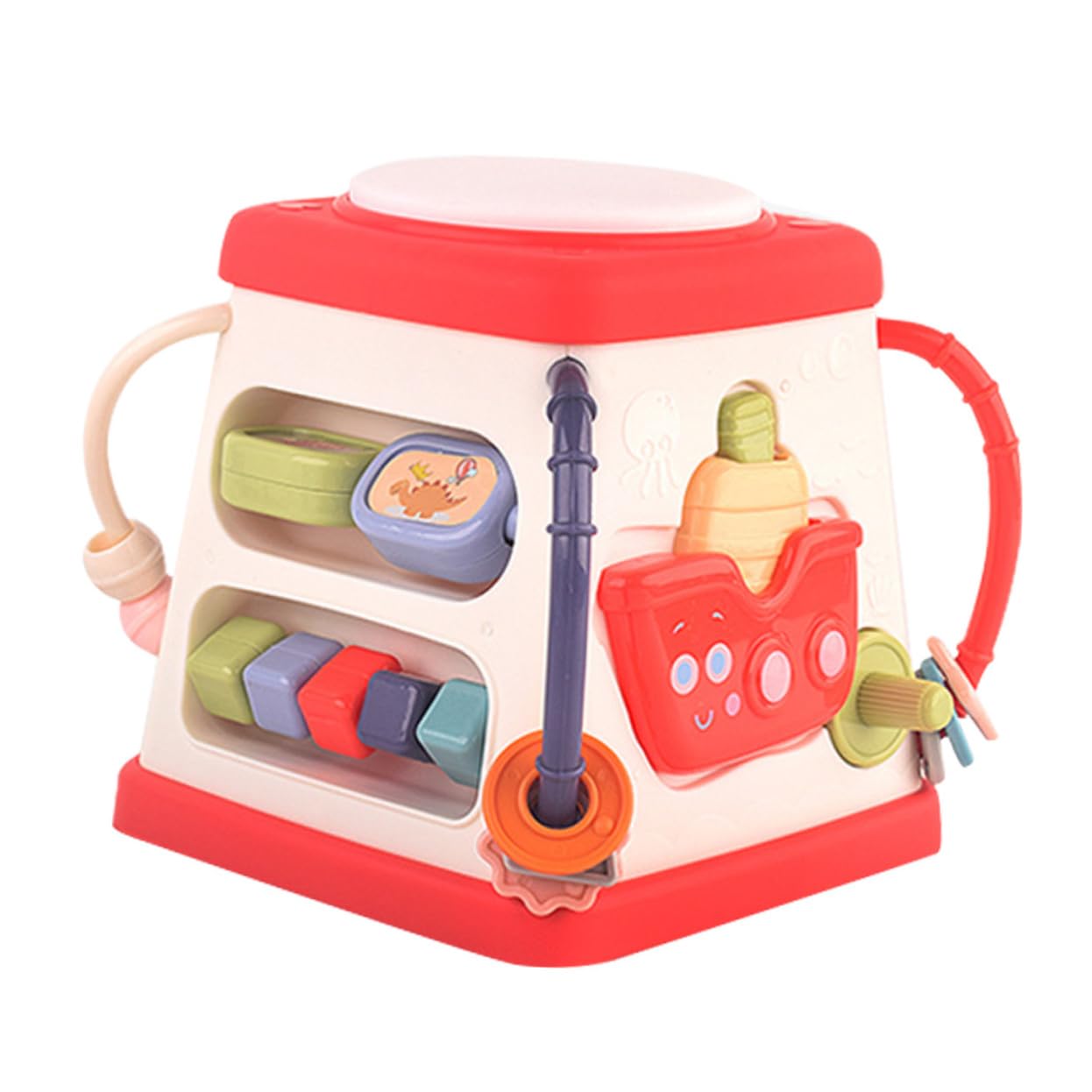 BESTonZON Clap Drum - Multifunctional Hand Percussion Toy for Kids, Early Learning Musical Instrument, Tambourine & Hand Drum - Perfect for Preschool Education, Music Playtime & Sensory Development